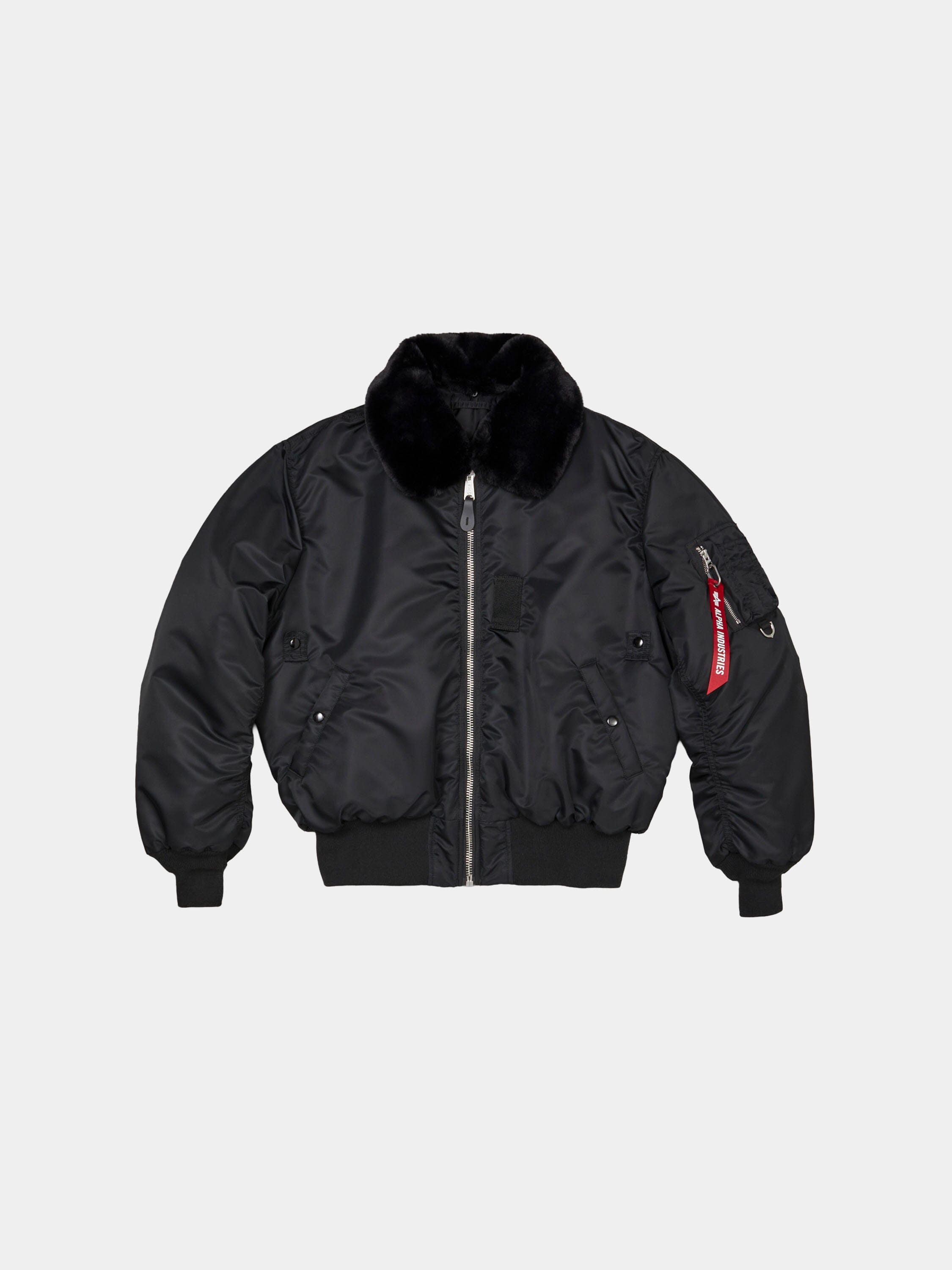 ALPHA X MASTERMIND REVERSIBLE FAUX MOUTON B-15 FLIGHT JACKET COLLAB Alpha Industries 