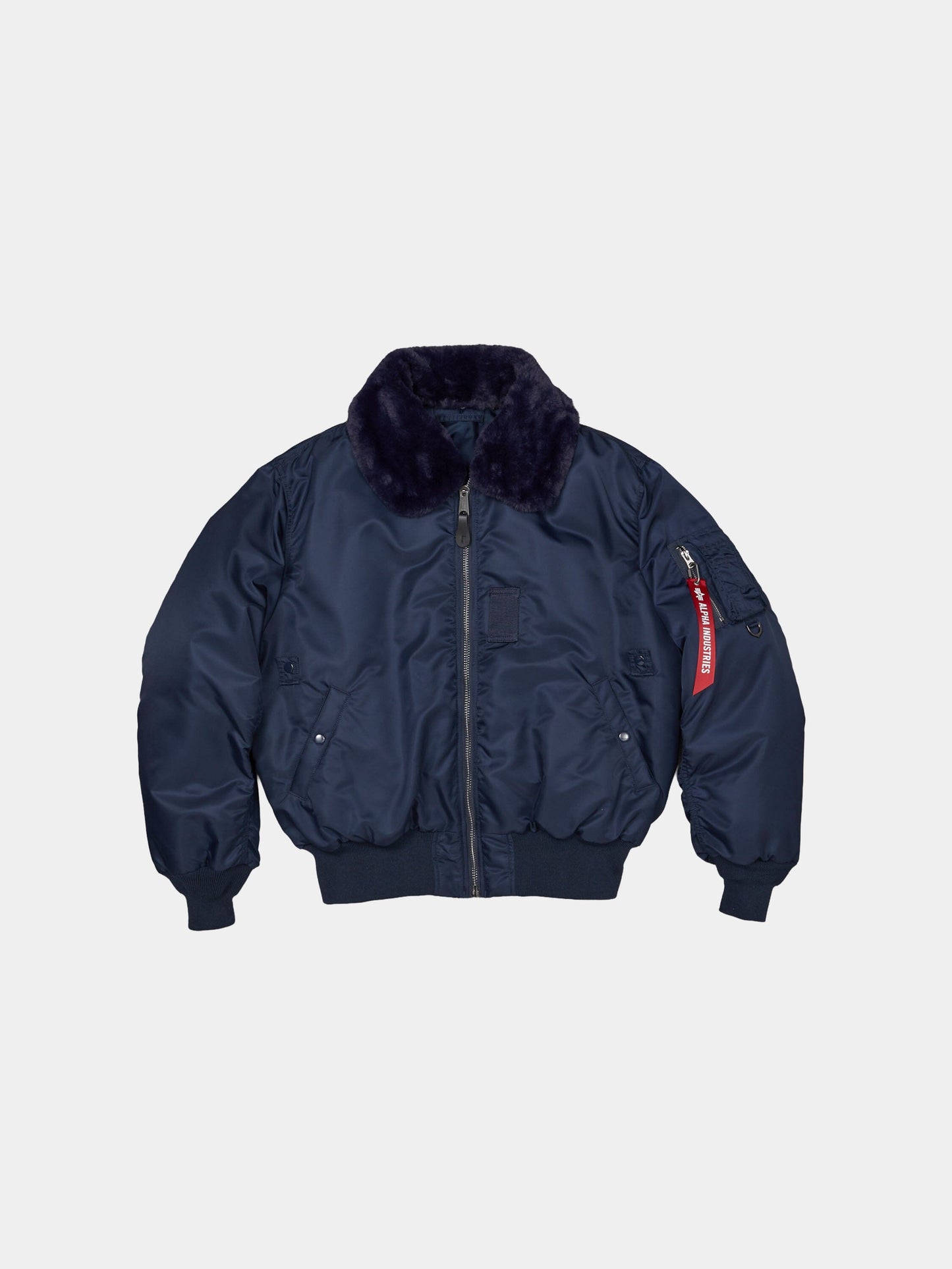 ALPHA X MASTERMIND REVERSIBLE FAUX MOUTON B-15 FLIGHT JACKET COLLAB Alpha Industries 