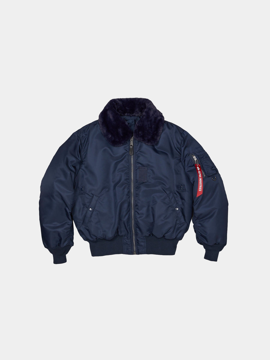 ALPHA X MASTERMIND REVERSIBLE FAUX MOUTON B-15 FLIGHT JACKET COLLAB Alpha Industries 