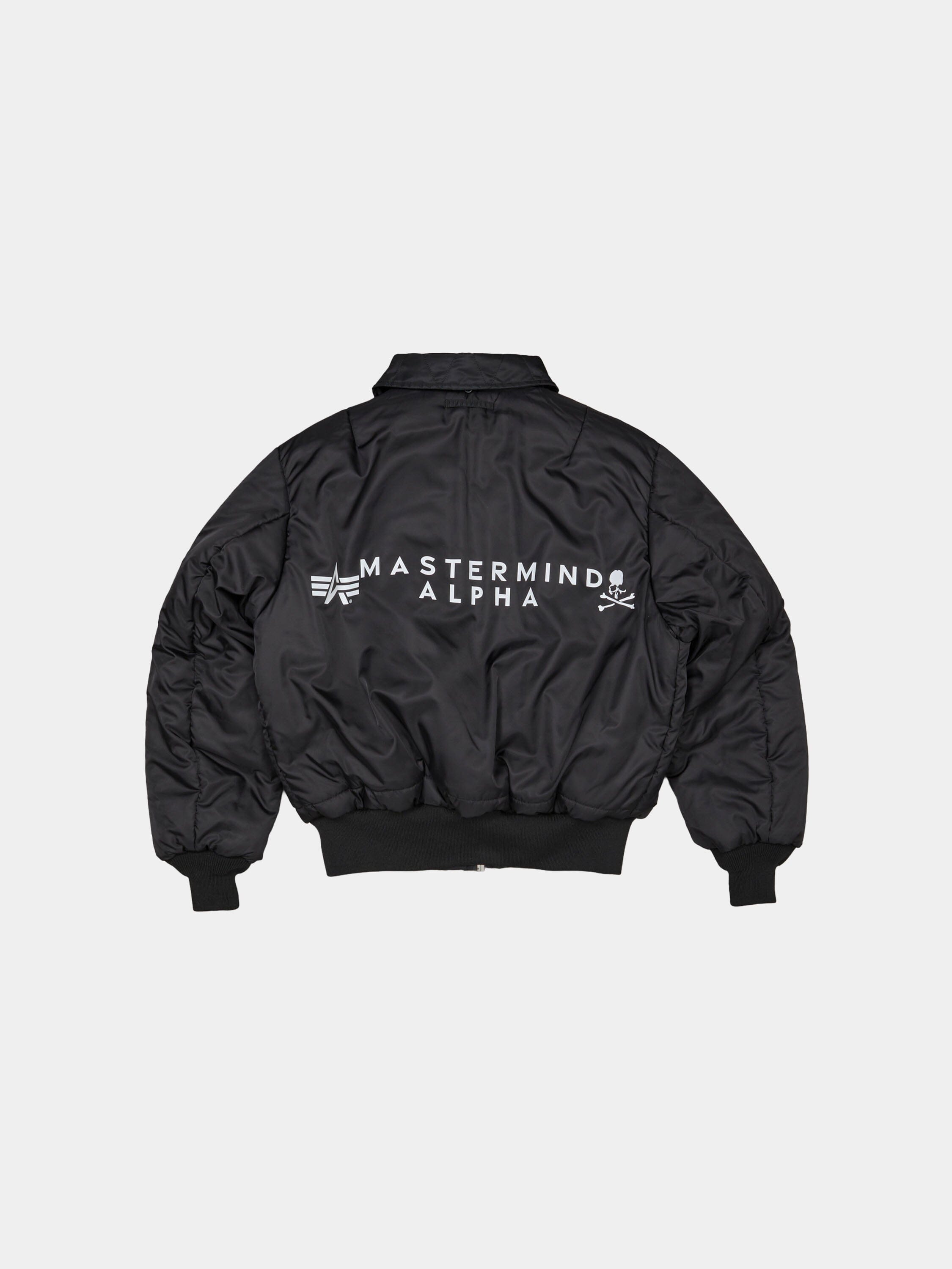 ALPHA X MASTERMIND REVERSIBLE FAUX MOUTON B-15 FLIGHT JACKET COLLAB Alpha Industries 