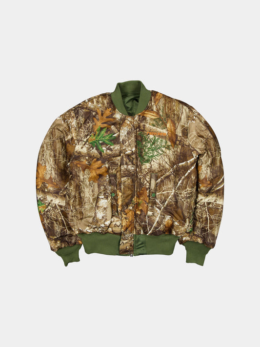 ALPHA X NEW ERA X REALTREE CAMO MA-1 BOMBER JACKET FLIGHT Alpha Industries SAGE/REALTREE EDGE XS 