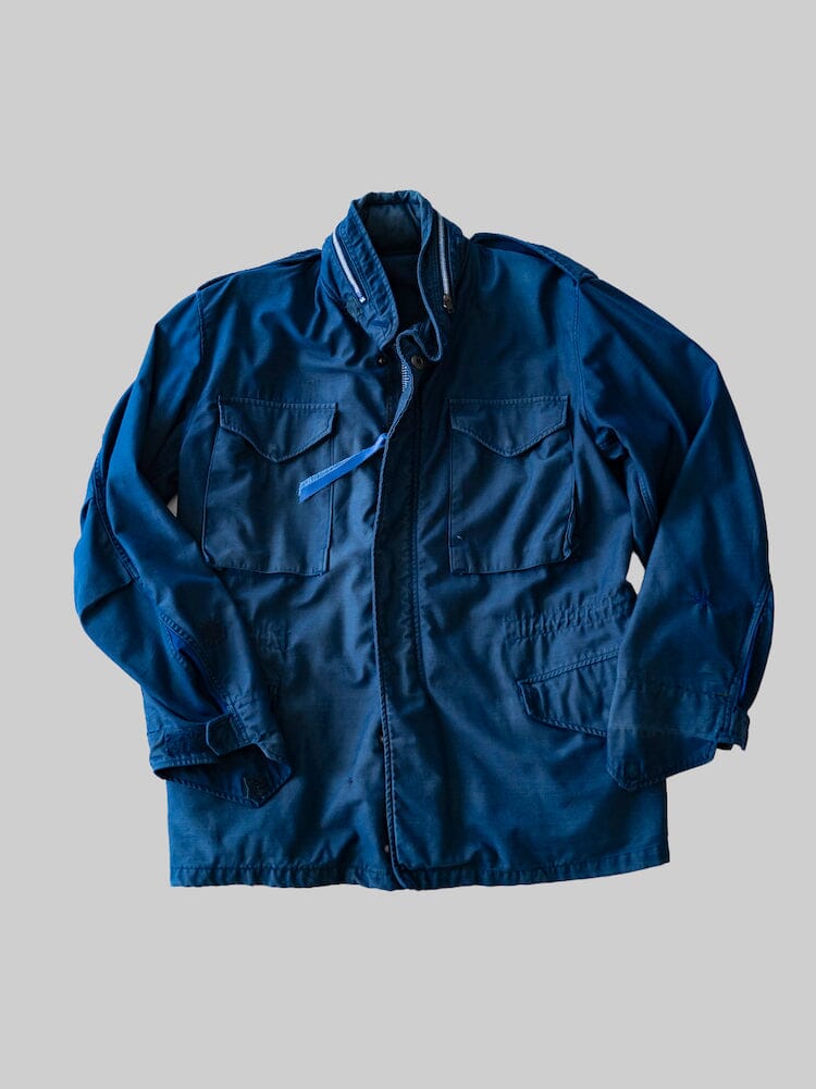 ALPHA X TRANSNOMADICA UPCYCLED M-65 FIELD JACKET OUTERWEAR Alpha Industries BLUE S 