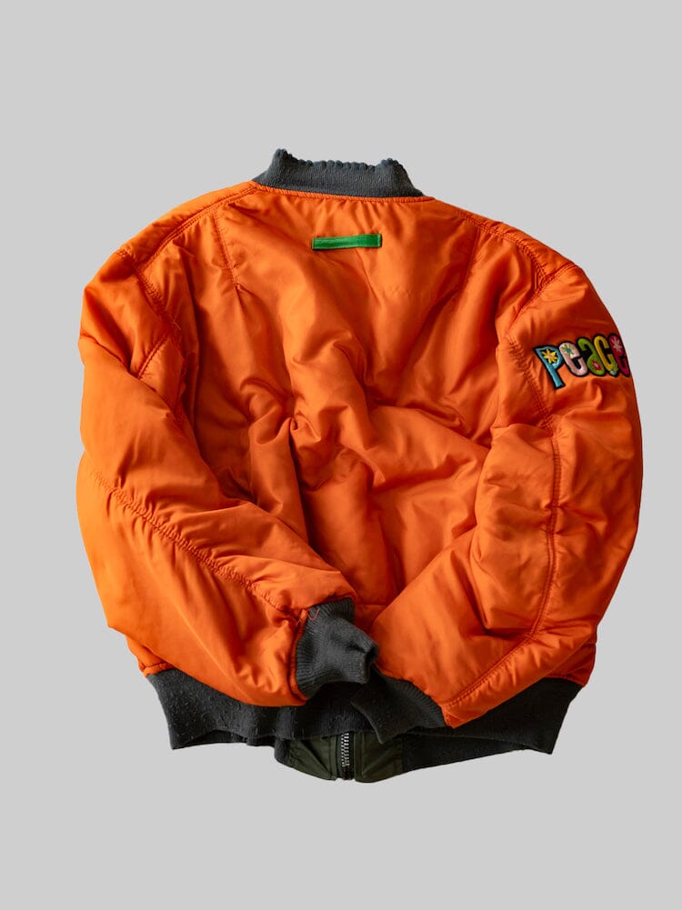 ALPHA X TRANSNOMADICA UPCYCLED MA-1 BOMBER JACKET OUTERWEAR Alpha Industries 