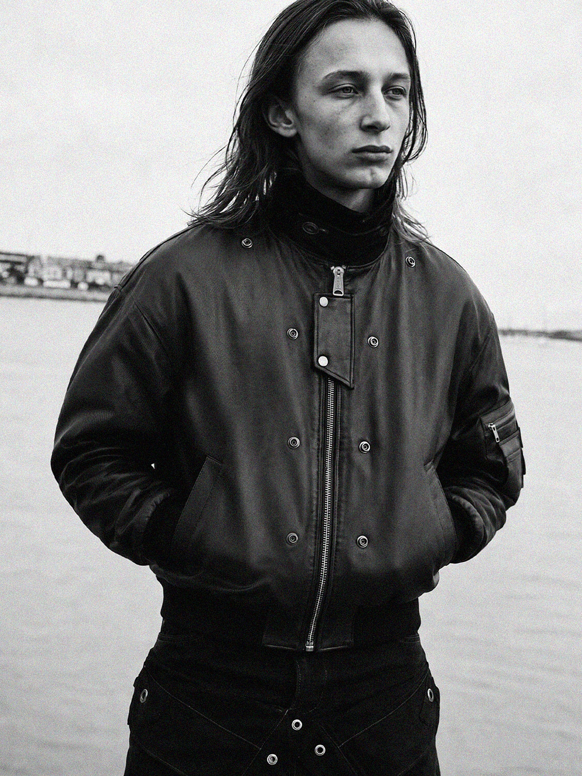 ANDERSSON BELL X ALPHA CWU 45/P BOMBER JACKET OUTERWEAR COLLAB 