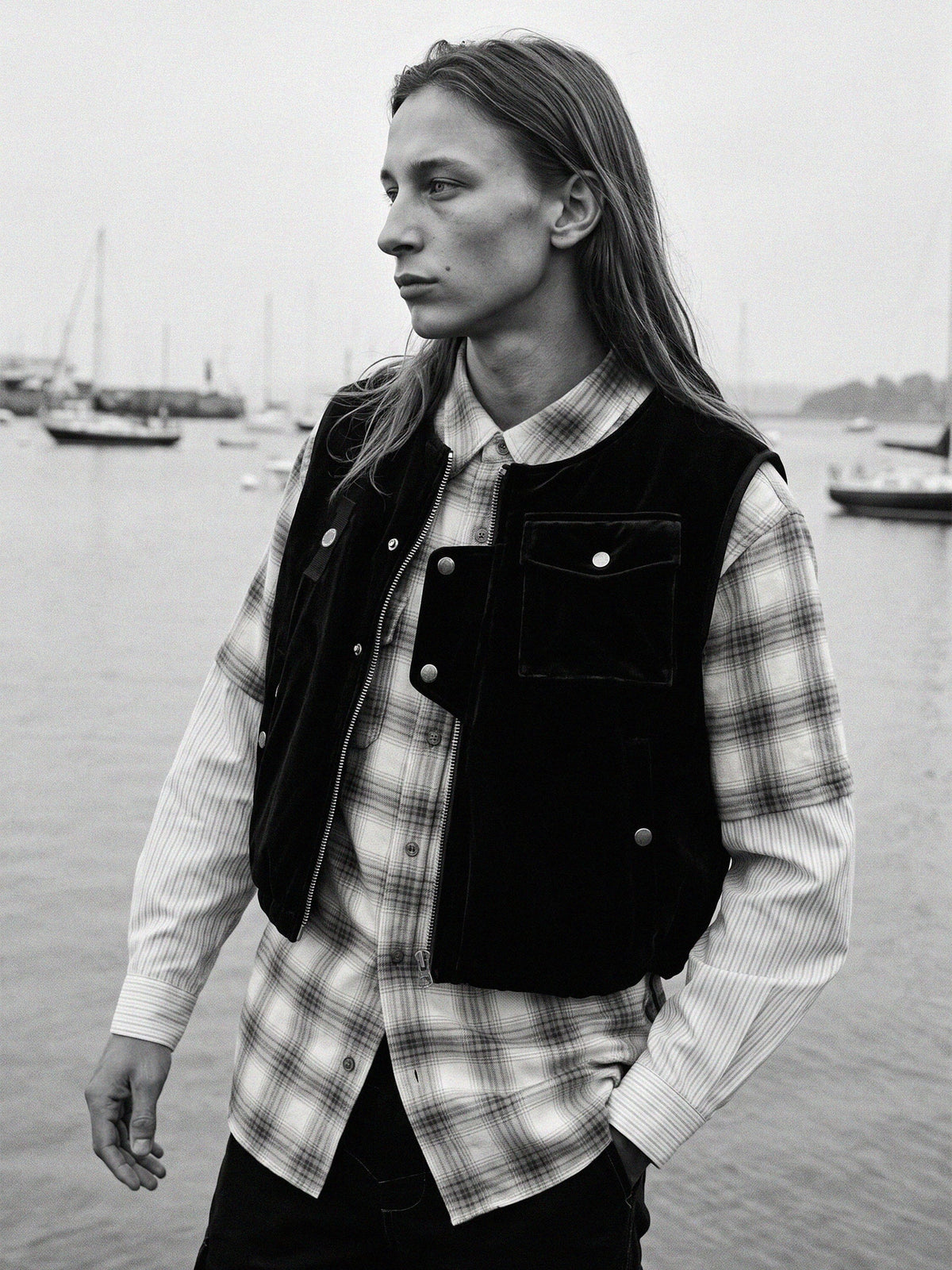 ANDERSSON BELL X ALPHA VEST LAYERED N-2B PARKA OUTERWEAR COLLAB 