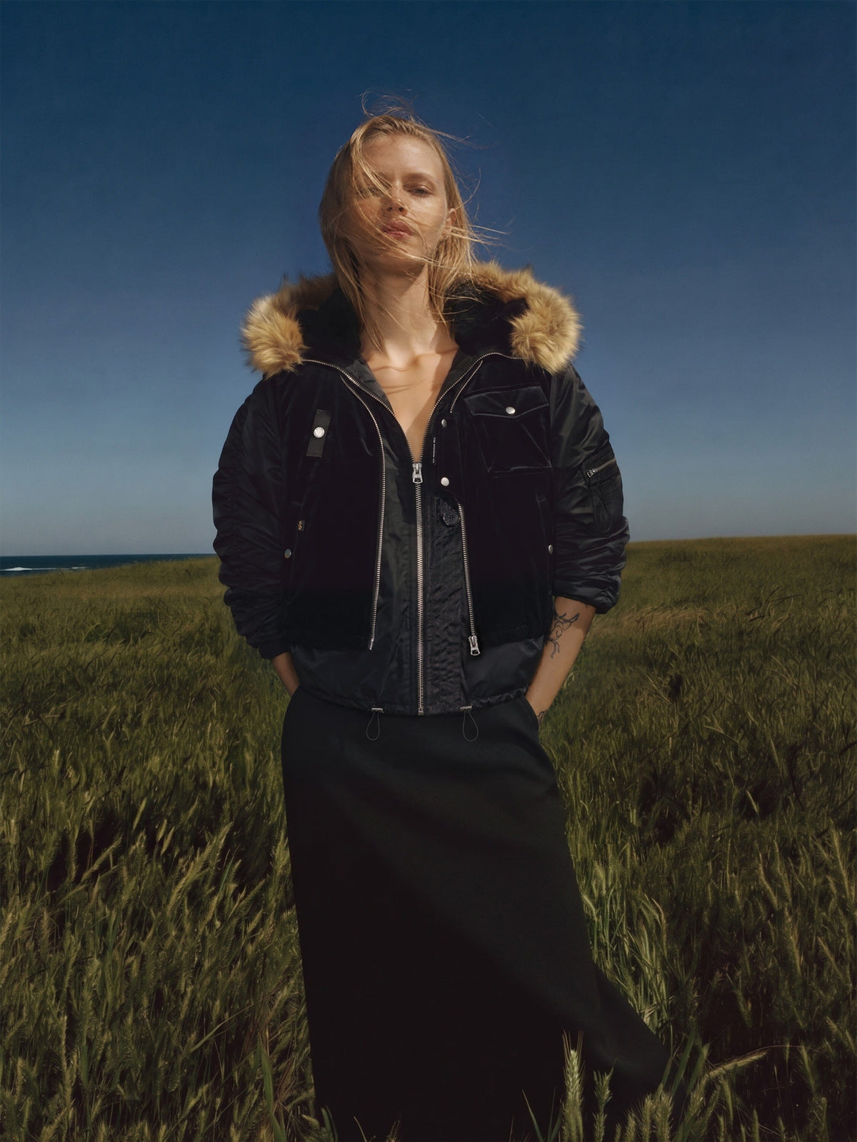 ANDERSSON BELL X ALPHA VEST LAYERED N-2B PARKA OUTERWEAR COLLAB 