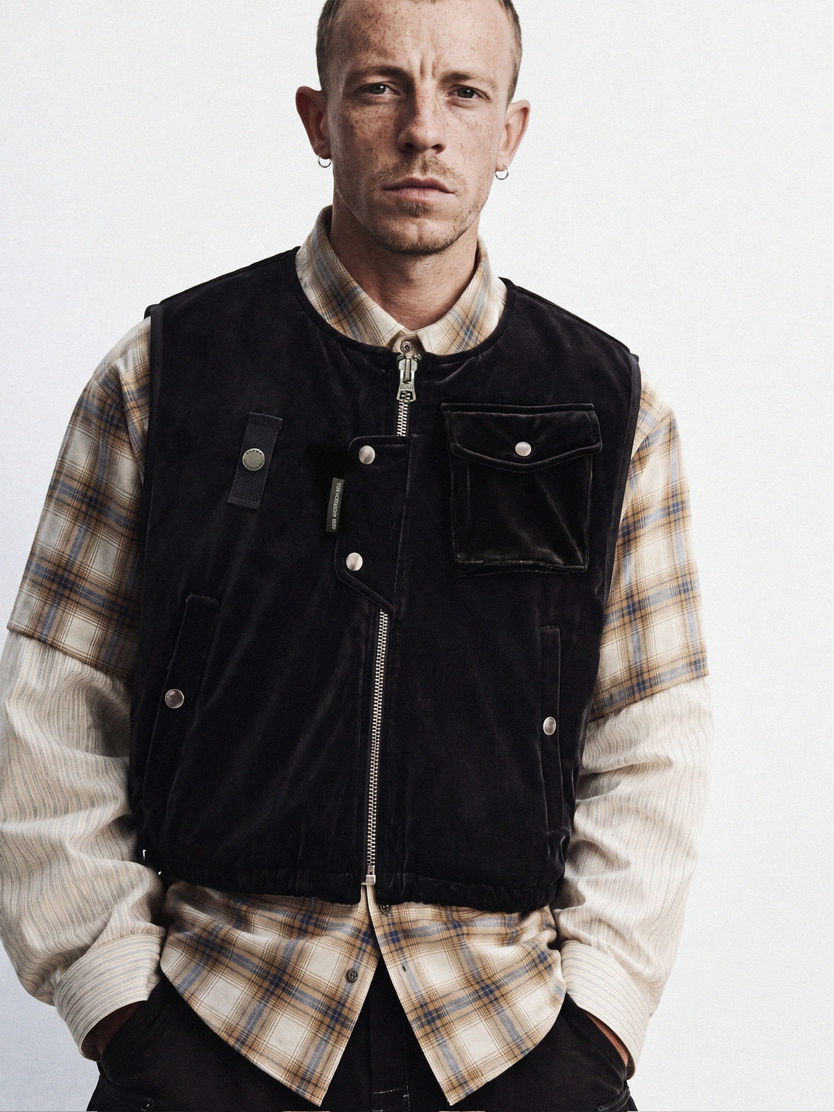 ANDERSSON BELL X ALPHA VEST LAYERED N-2B PARKA OUTERWEAR COLLAB 