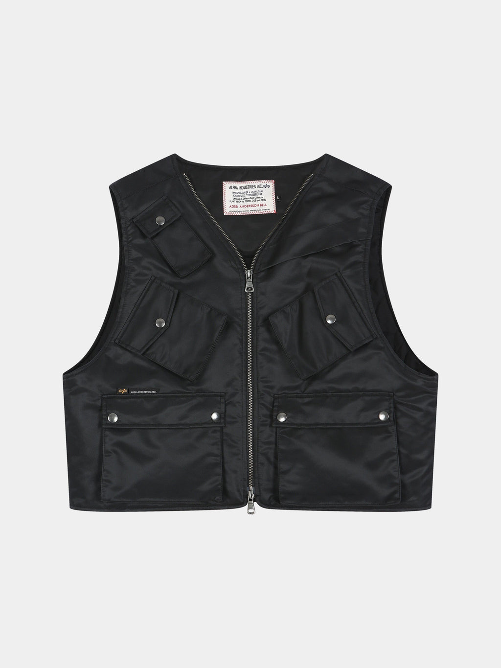 ANDERSSON BELL X ALPHA VEST OUTERWEAR COLLAB BLACK S 