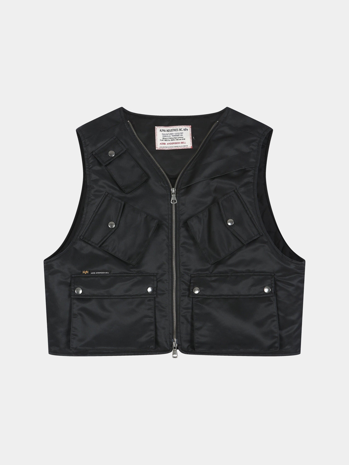 ANDERSSON BELL X ALPHA VEST OUTERWEAR COLLAB BLACK S 