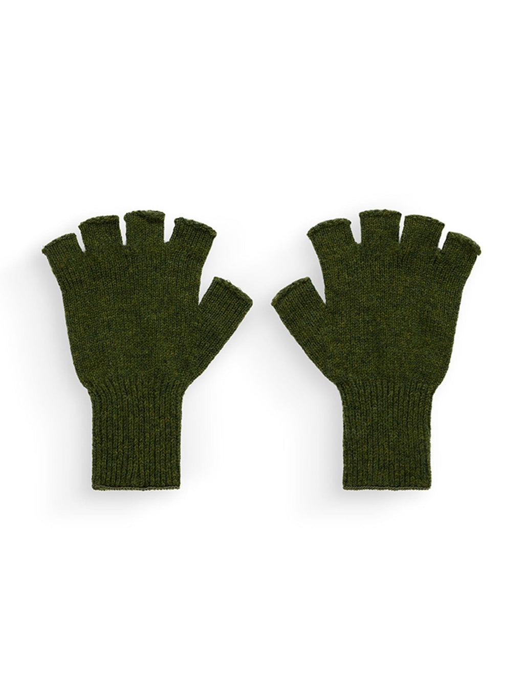Alpha Industries Anon X Alpha F/L Gloves, dark green, featuring MA-1 material.