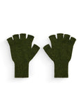 Alpha Industries Anon X Alpha F/L Gloves, dark green, featuring MA-1 material.