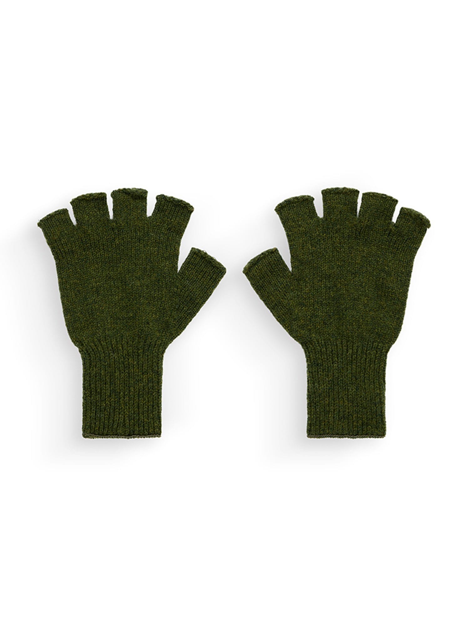 Alpha Industries Anon X Alpha F/L Gloves, dark green, featuring MA-1 material.