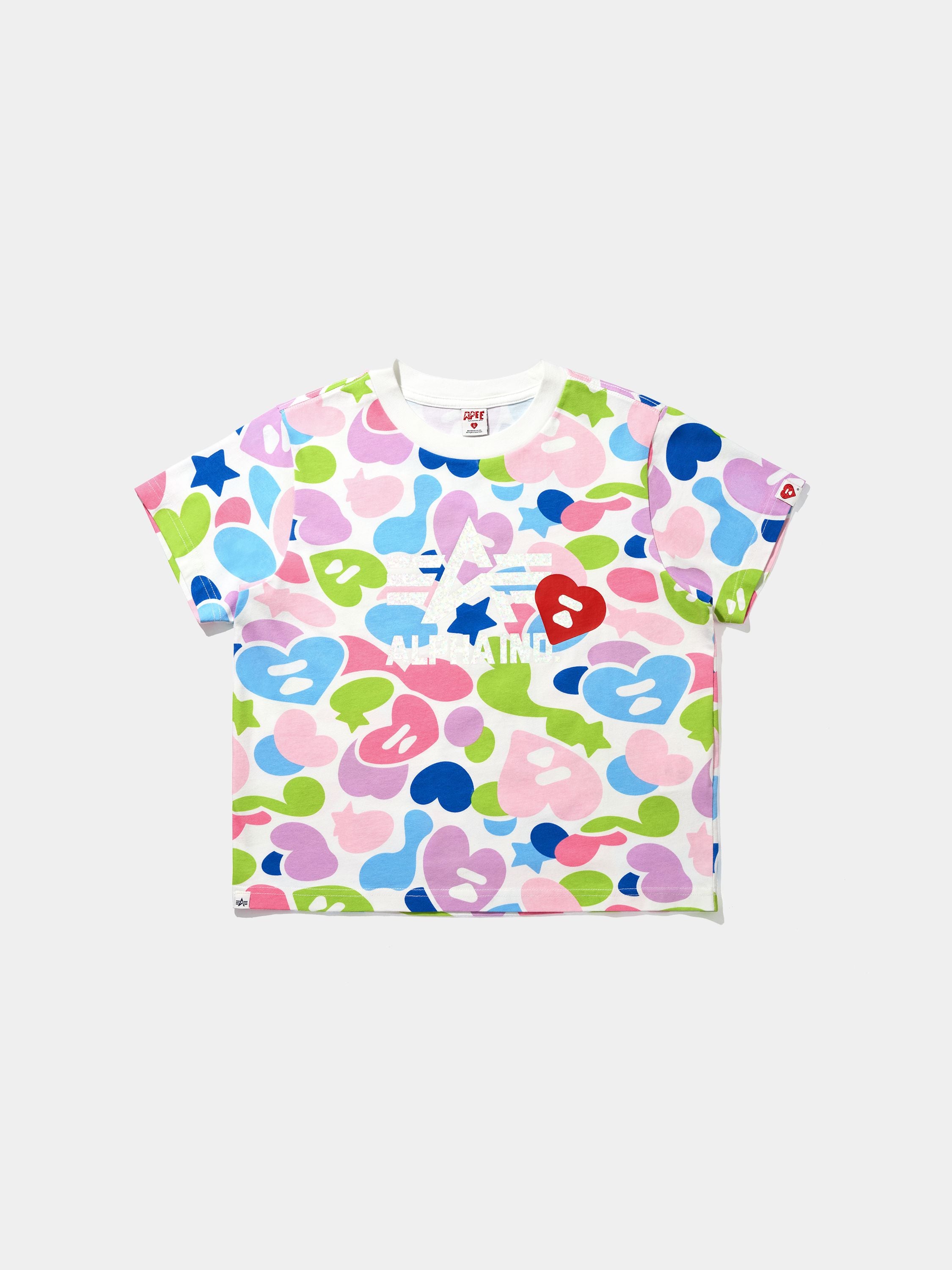 APEE X ALPHA CAMO TEE T-SHIRT Alpha Industries CAMO S 