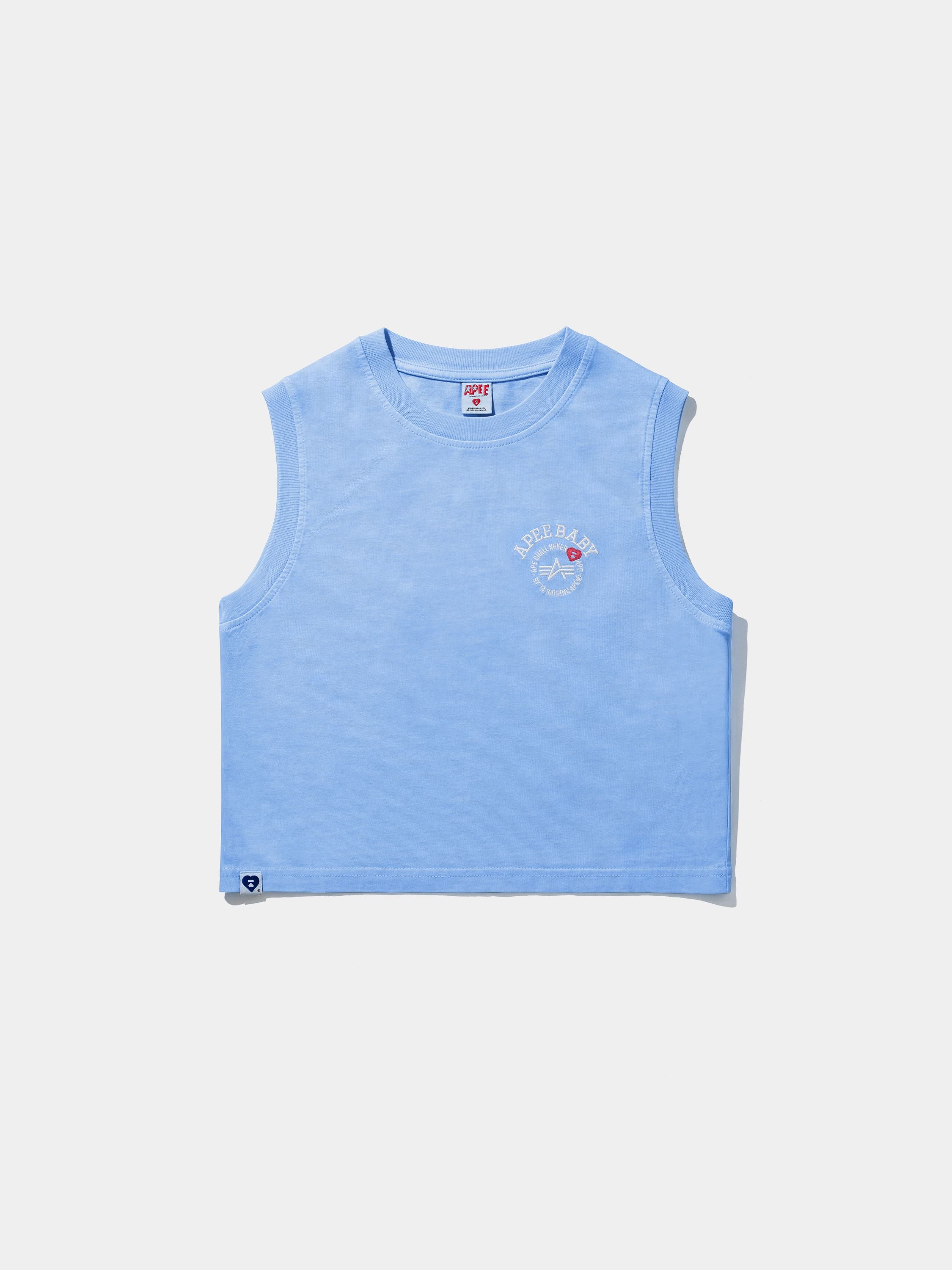 APEE X ALPHA TANK T-SHIRT Alpha Industries BLUE S 