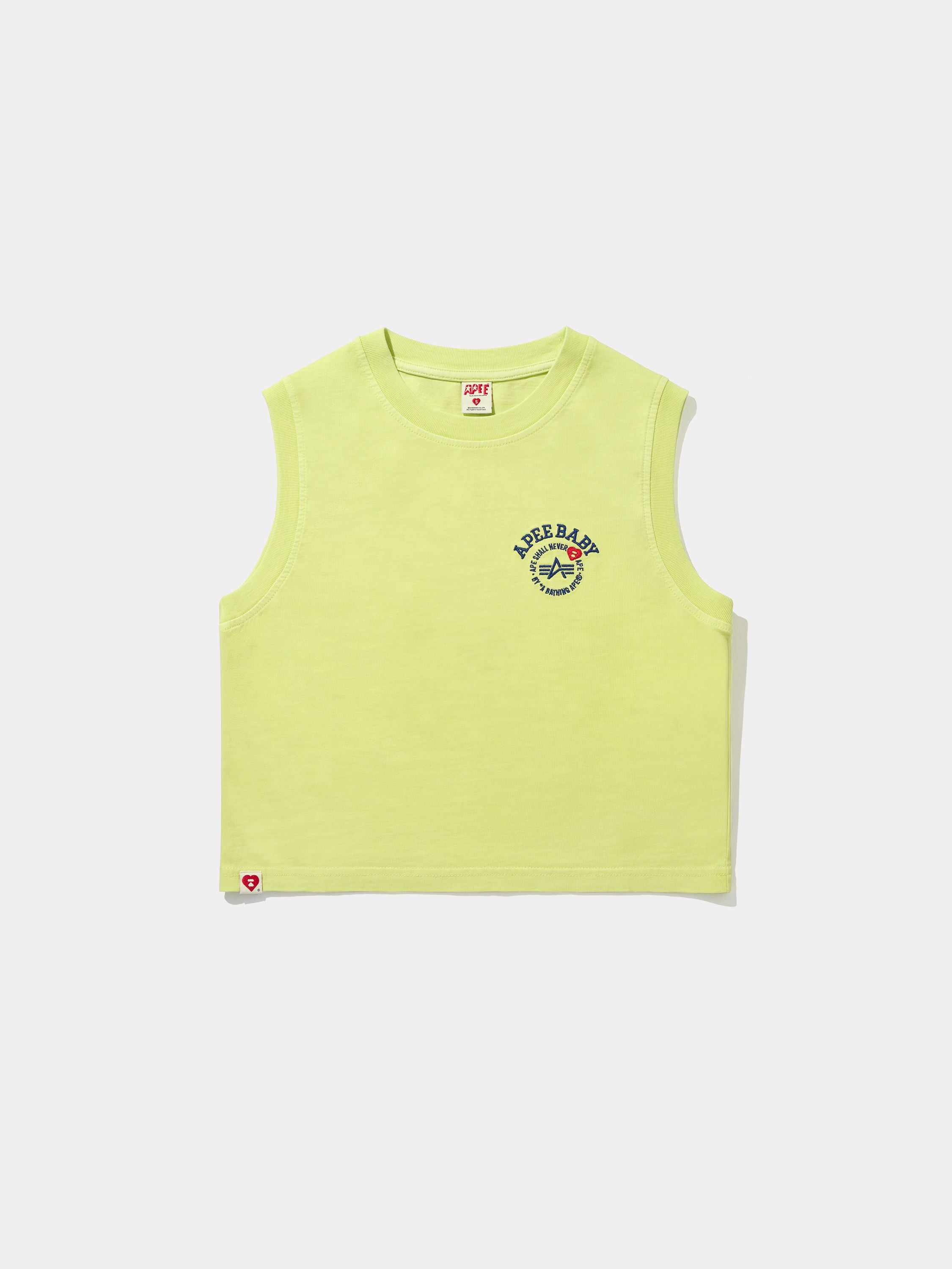 APEE X ALPHA TANK T-SHIRT Alpha Industries GREEN S 