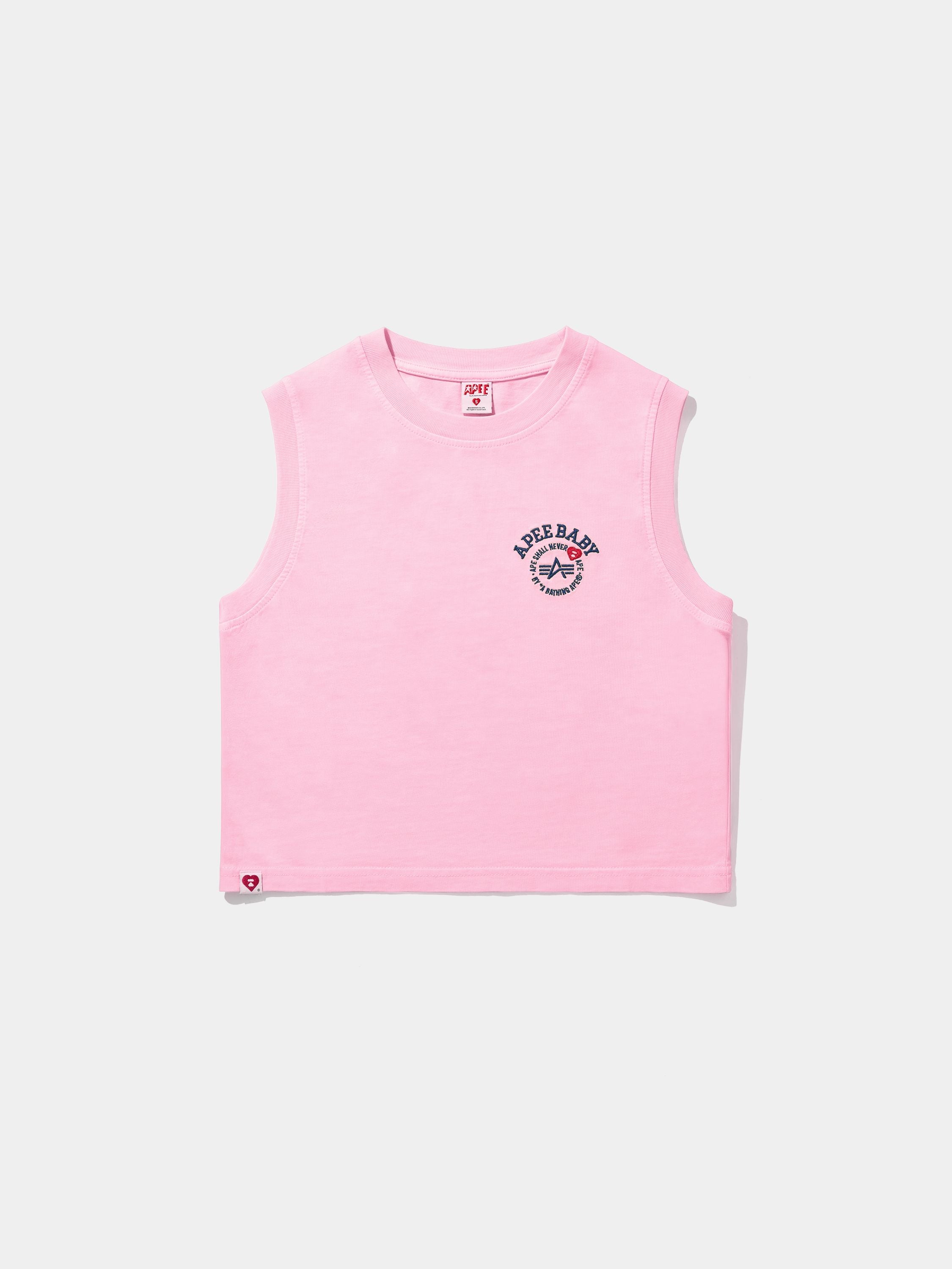 APEE X ALPHA TANK T-SHIRT Alpha Industries PINK S 