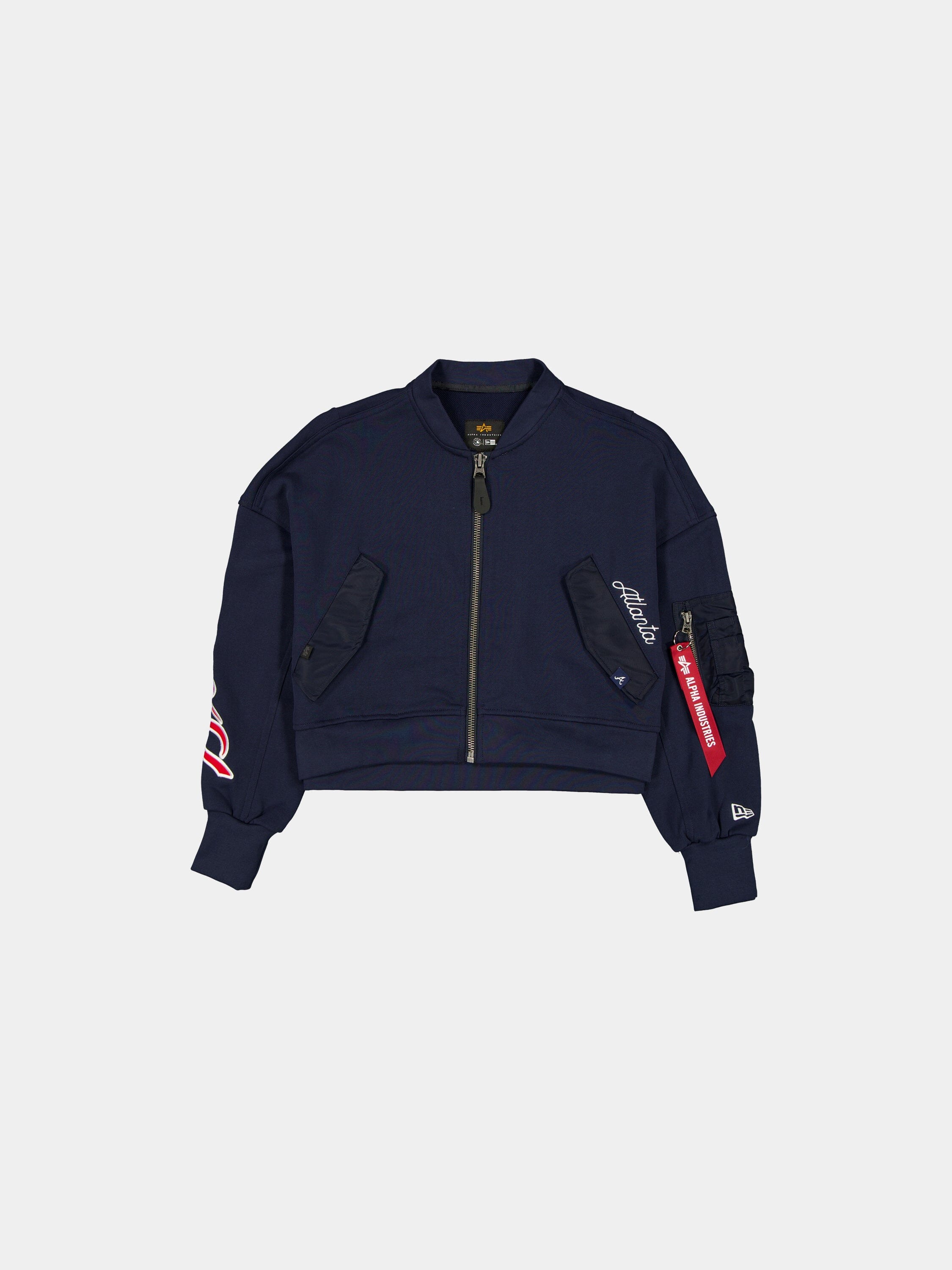 Atlanta Braves X Alpha X New Era L-2B French Terry Jacket Women's