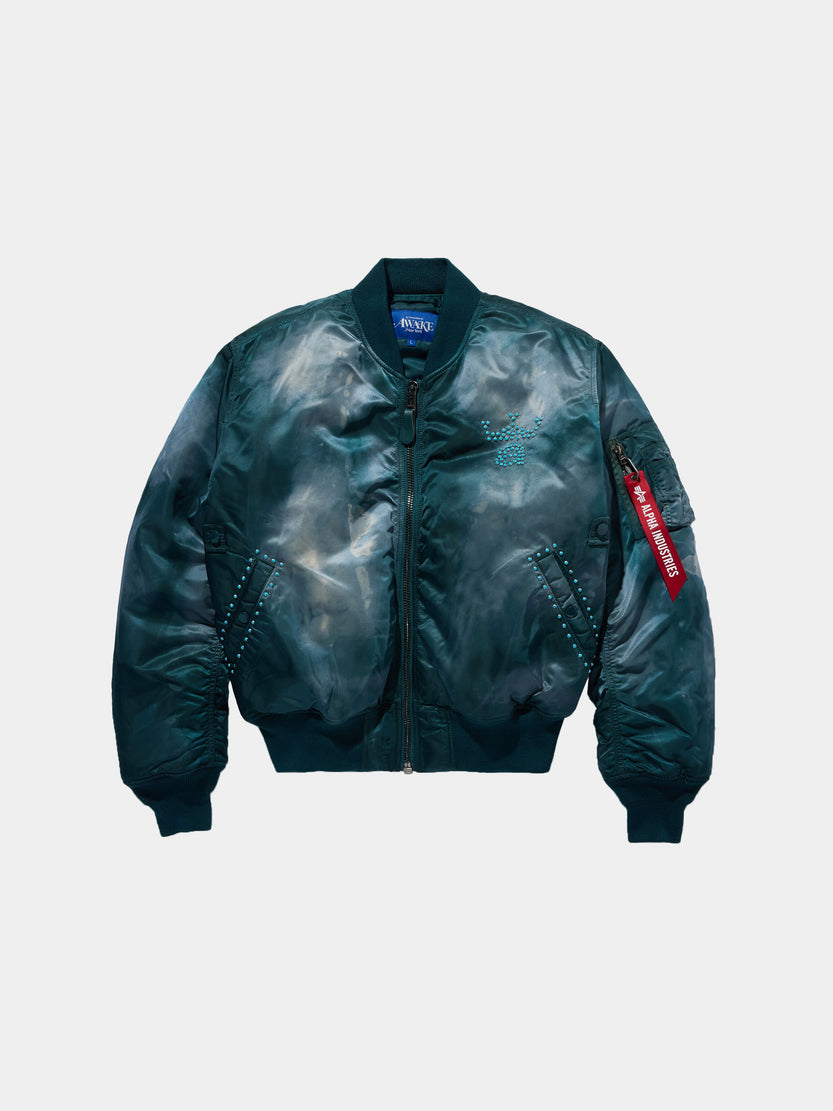 AWAKE X ALPHA MA-1 OUTERWEAR Alpha Industries WASHED NAVY XS 