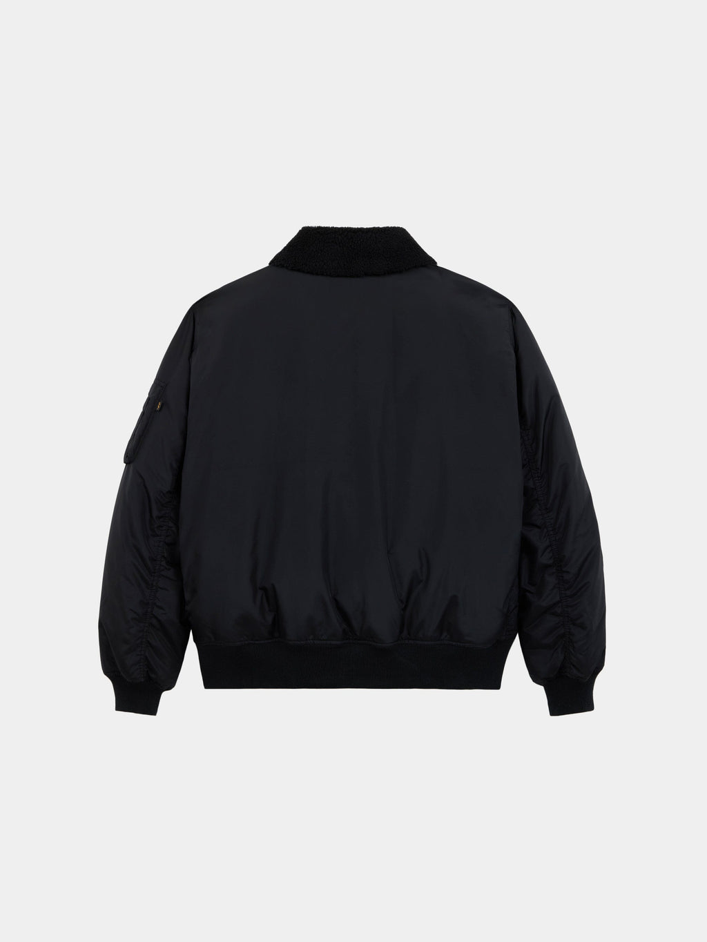 B-15 RELAXED FIT FLIGHT JACKET (OXFORD SC) - BLACK