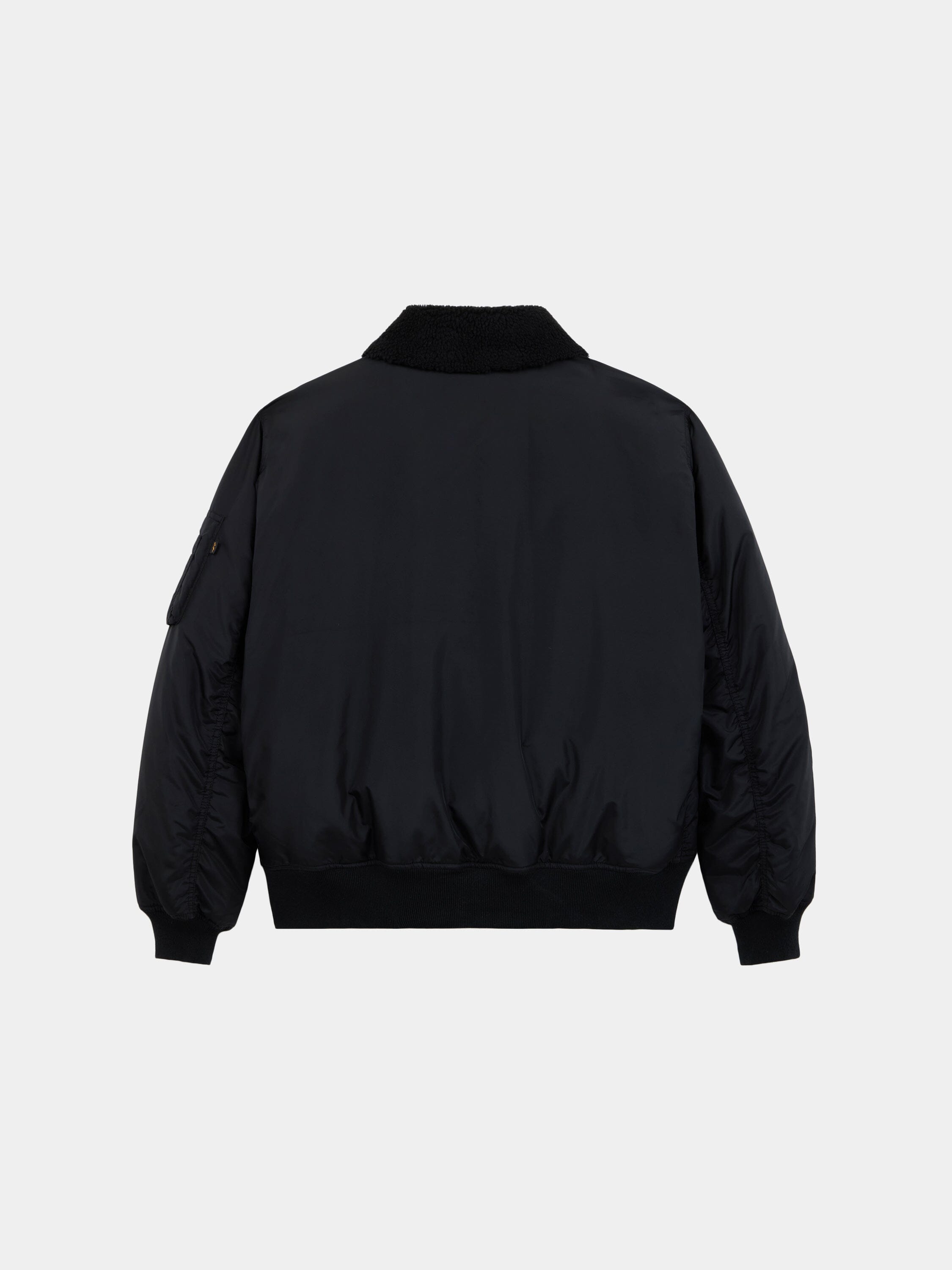 B-15 RELAXED FIT FLIGHT JACKET (OXFORD SC) - BLACK