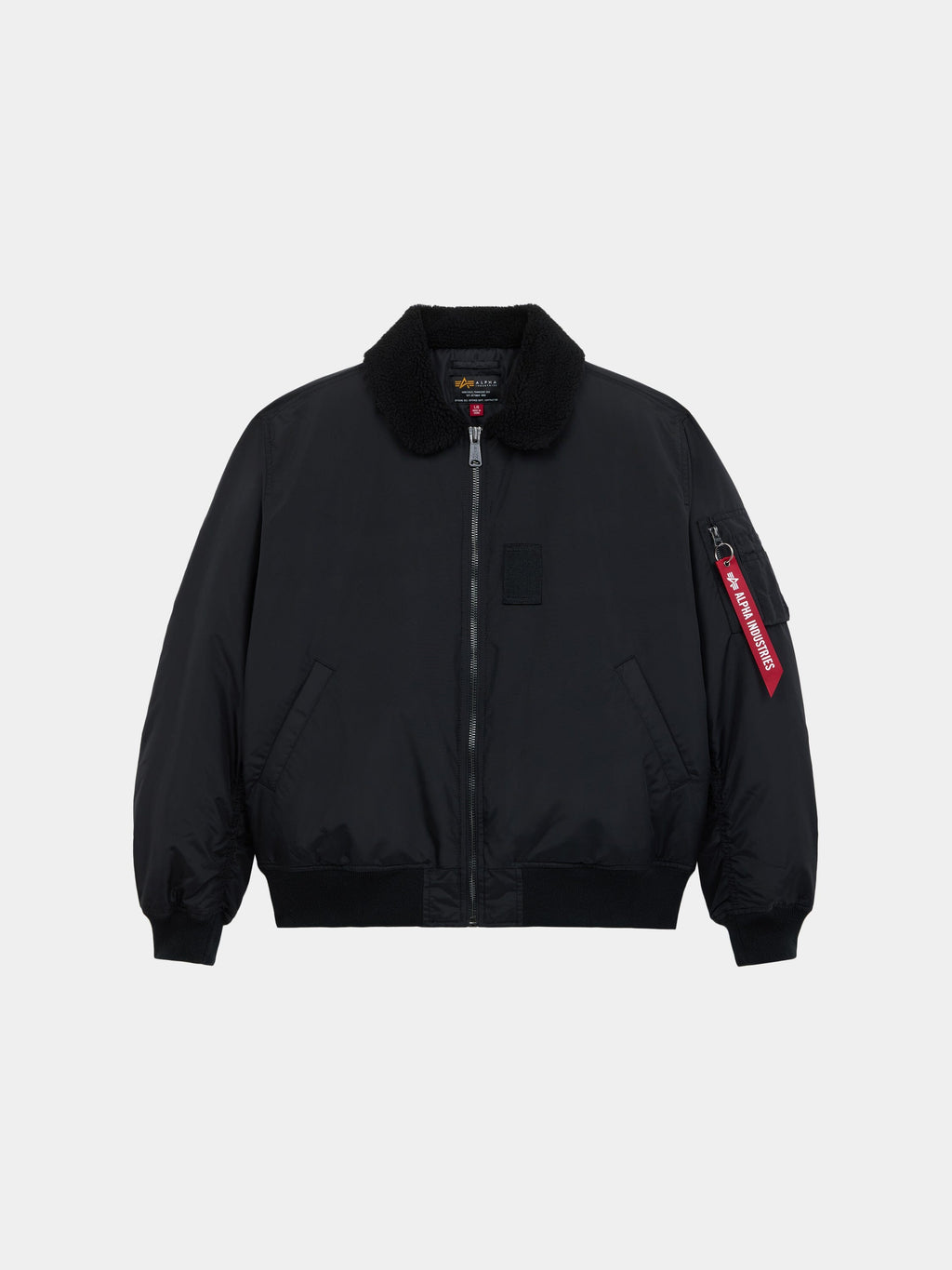 B-15 RELAXED FIT FLIGHT JACKET (OXFORD SC) - BLACK