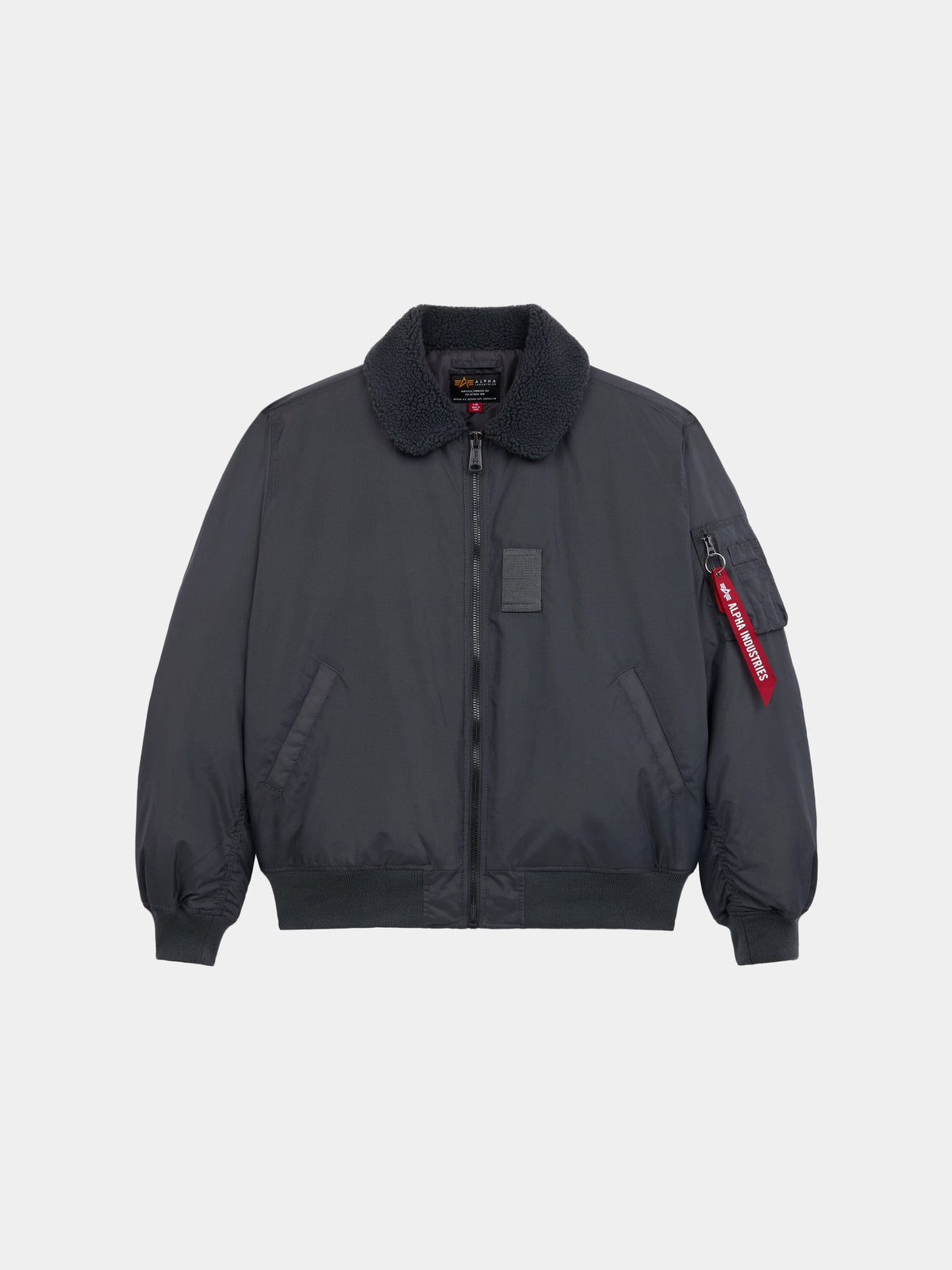 B-15 RELAXED FIT FLIGHT JACKET (OXFORD SC) - CHARCOAL