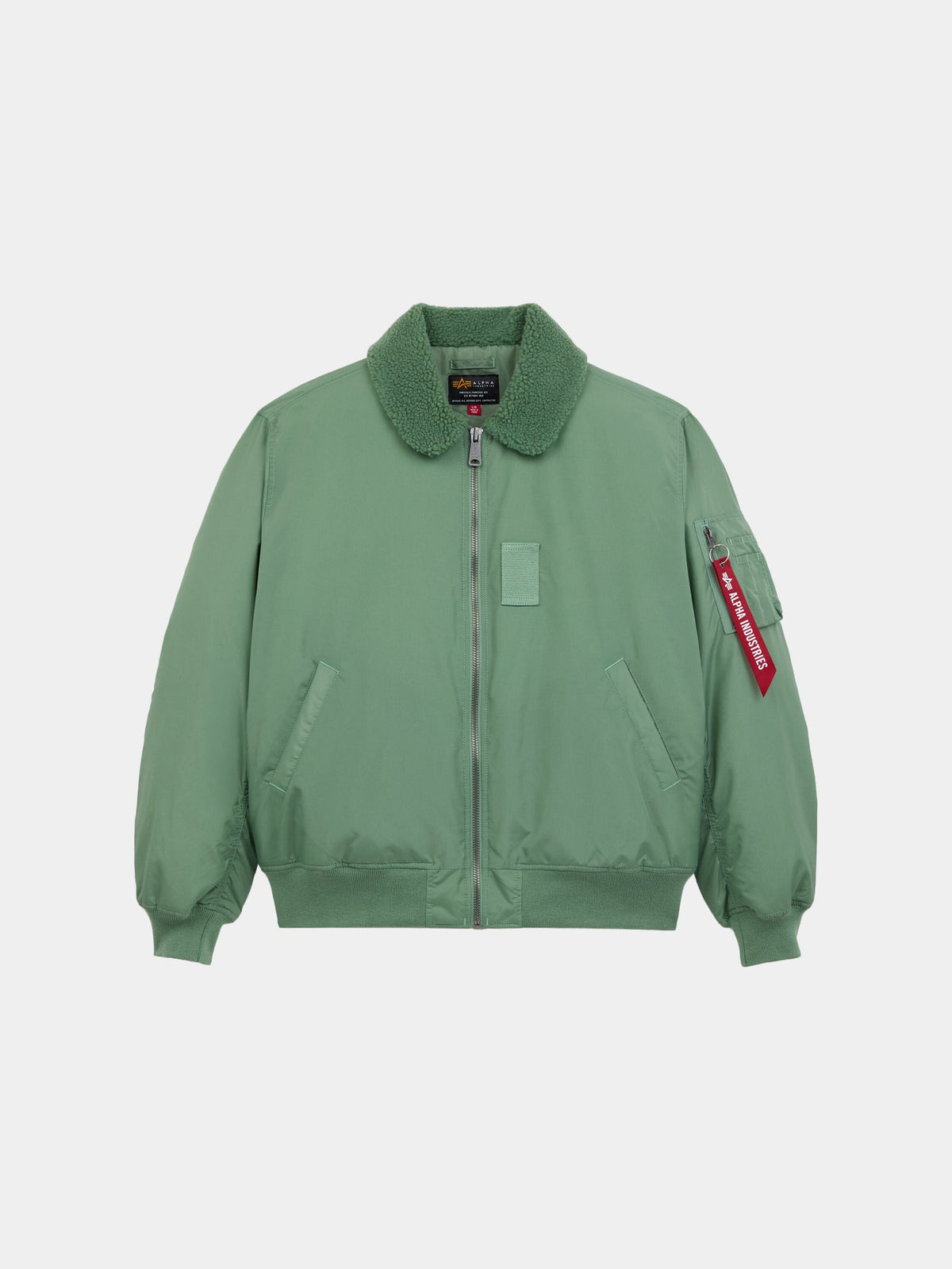 B-15 RELAXED FIT FLIGHT JACKET (OXFORD SC) - MOSS