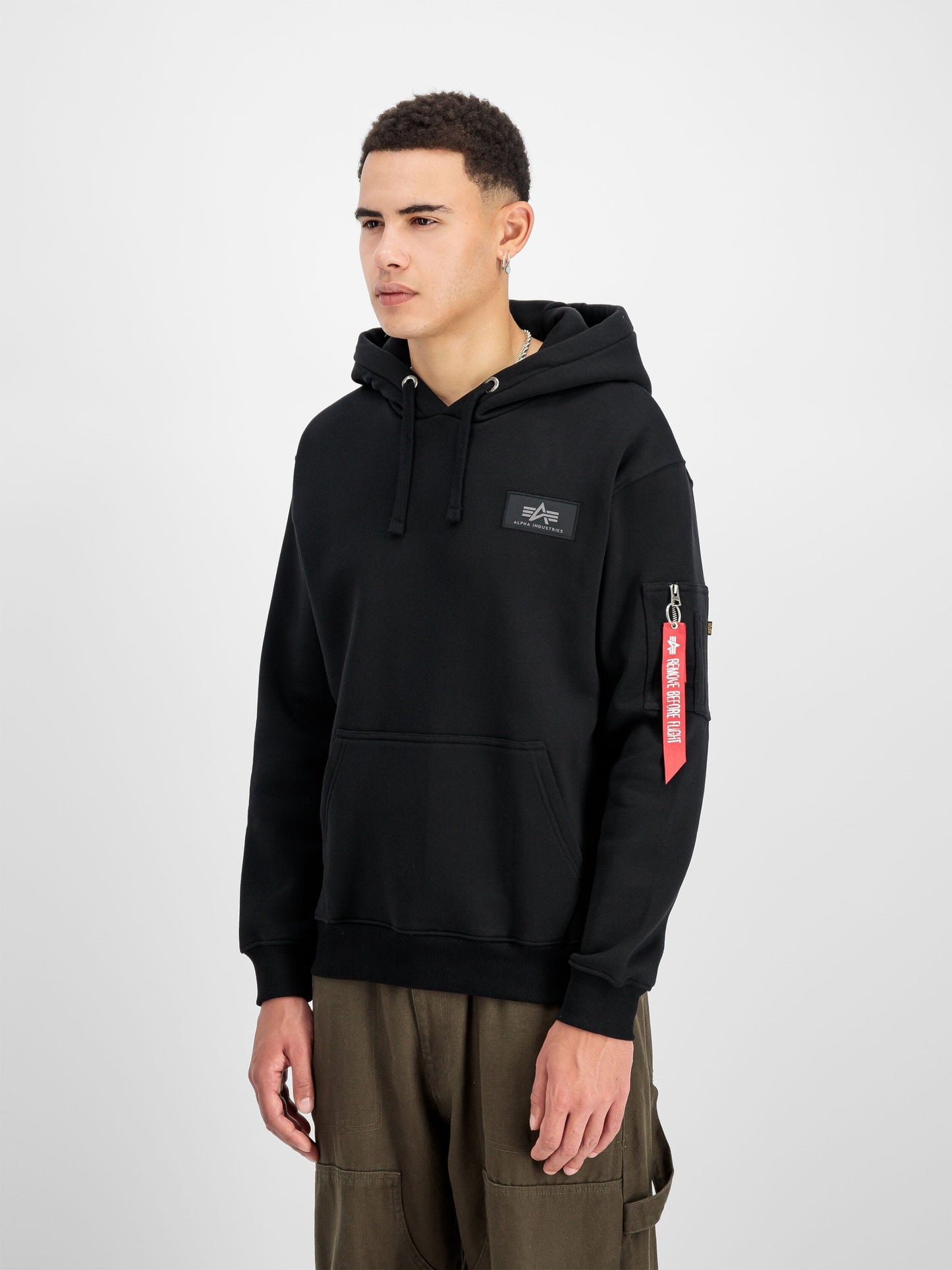 BACK PRINT HOODIE CAMO PRINT SWEATS Alpha Industries 