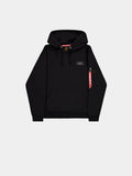 BACK PRINT HOODIE CAMO PRINT SWEATS Alpha Industries BLACK XS 