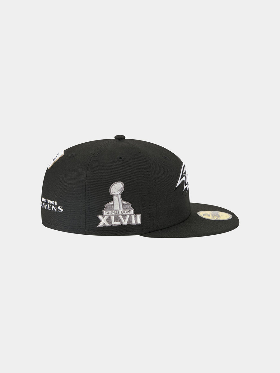 BALTIMORE RAVENS X ALPHA X NEW ERA 59FIFTY FITTED CAP ACCESSORY Alpha Industries 
