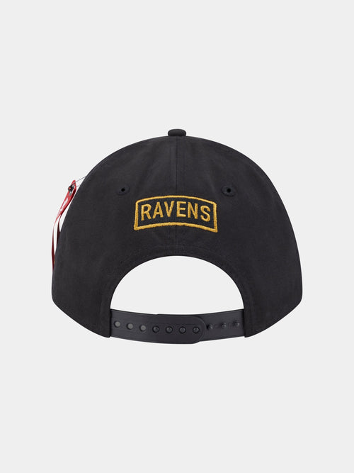 BALTIMORE RAVENS X ALPHA X NEW ERA 940 MC CAP ACCESSORY Alpha Industries 
