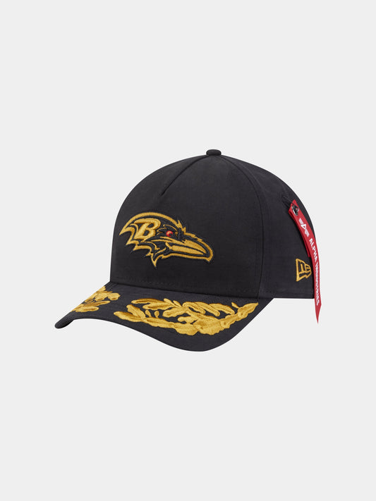 BALTIMORE RAVENS X ALPHA X NEW ERA 940 MC CAP ACCESSORY Alpha Industries BLACK O/S 