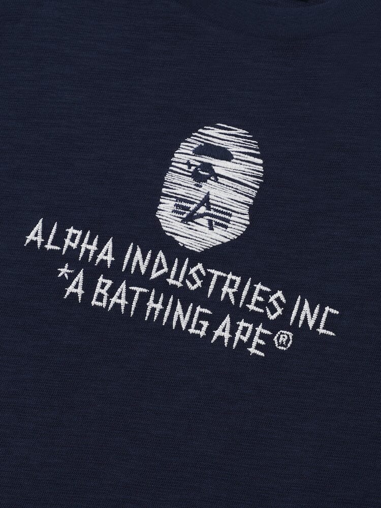 BAPE X ALPHA INDUSTRIES TEE TOP Alpha Industries 