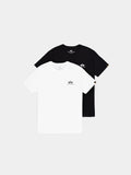 BASIC SMALL LOGO T-SHIRT 2 PACK T-SHIRT Alpha Industries BLACK/WHITE XS 