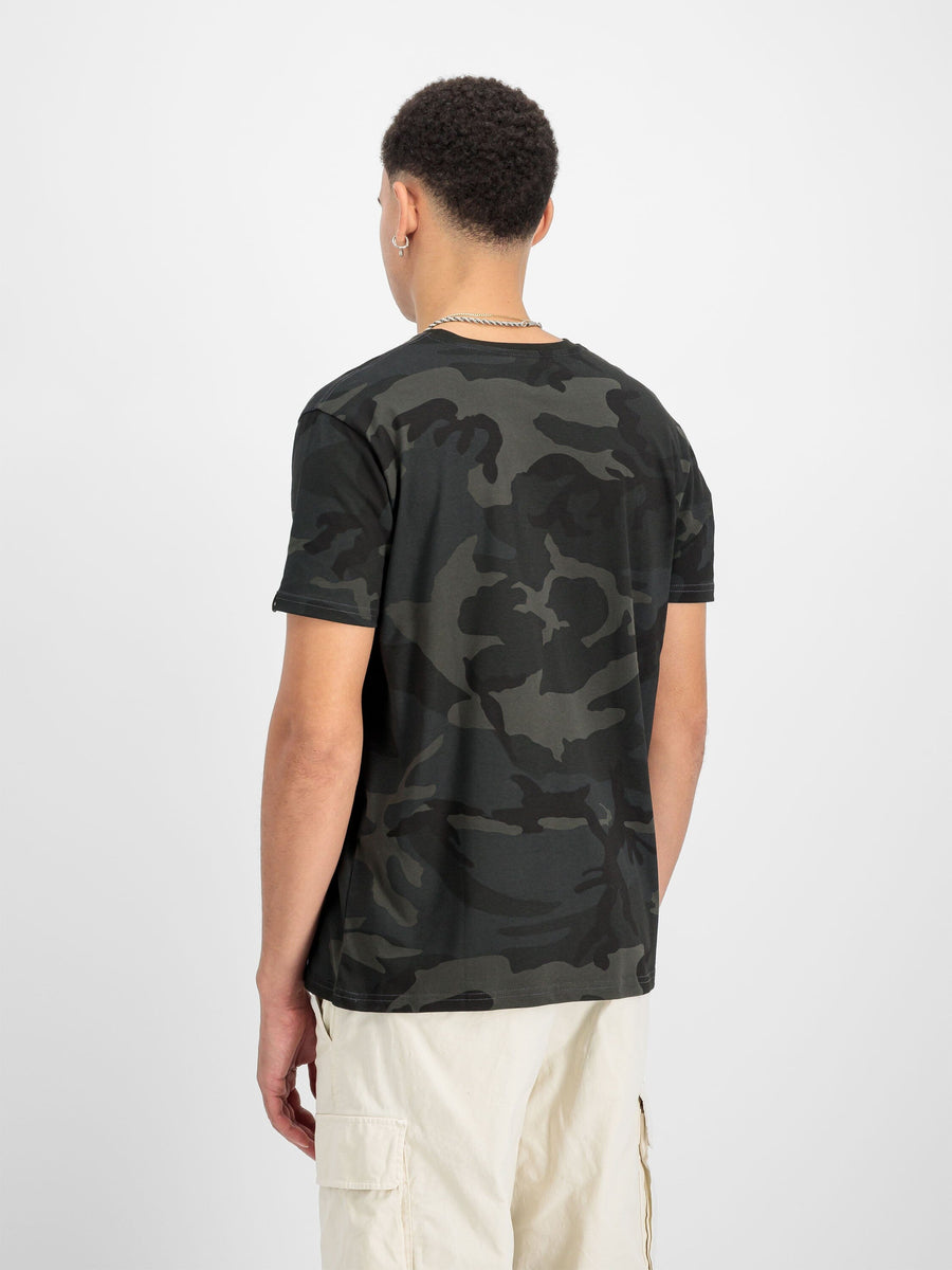 BASIC SMALL LOGO T-SHIRT CAMO T-SHIRT Alpha Industries 