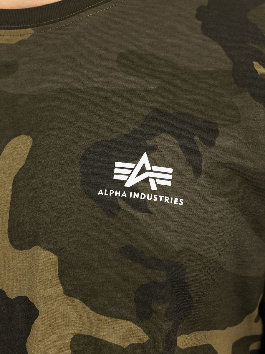 BASIC SMALL LOGO T-SHIRT CAMO T-SHIRT Alpha Industries 