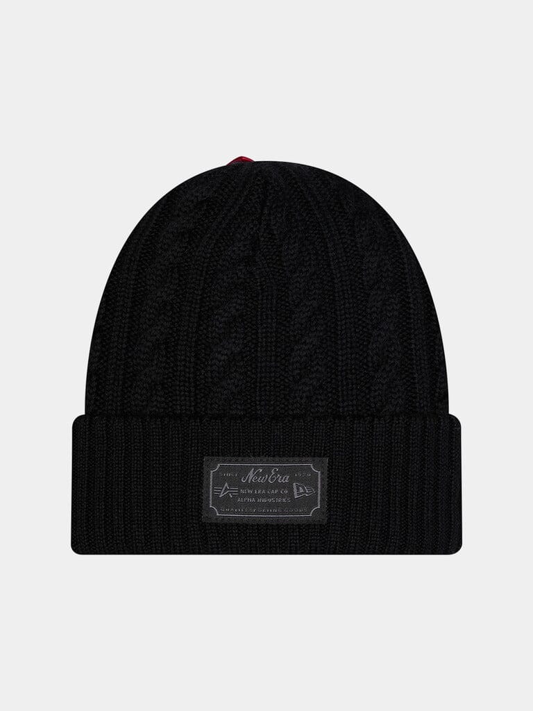 BOSTON BRUINS X ALPHA X NEW ERA SHORT CUFF KNIT BEANIE ACCESSORY Alpha Industries 