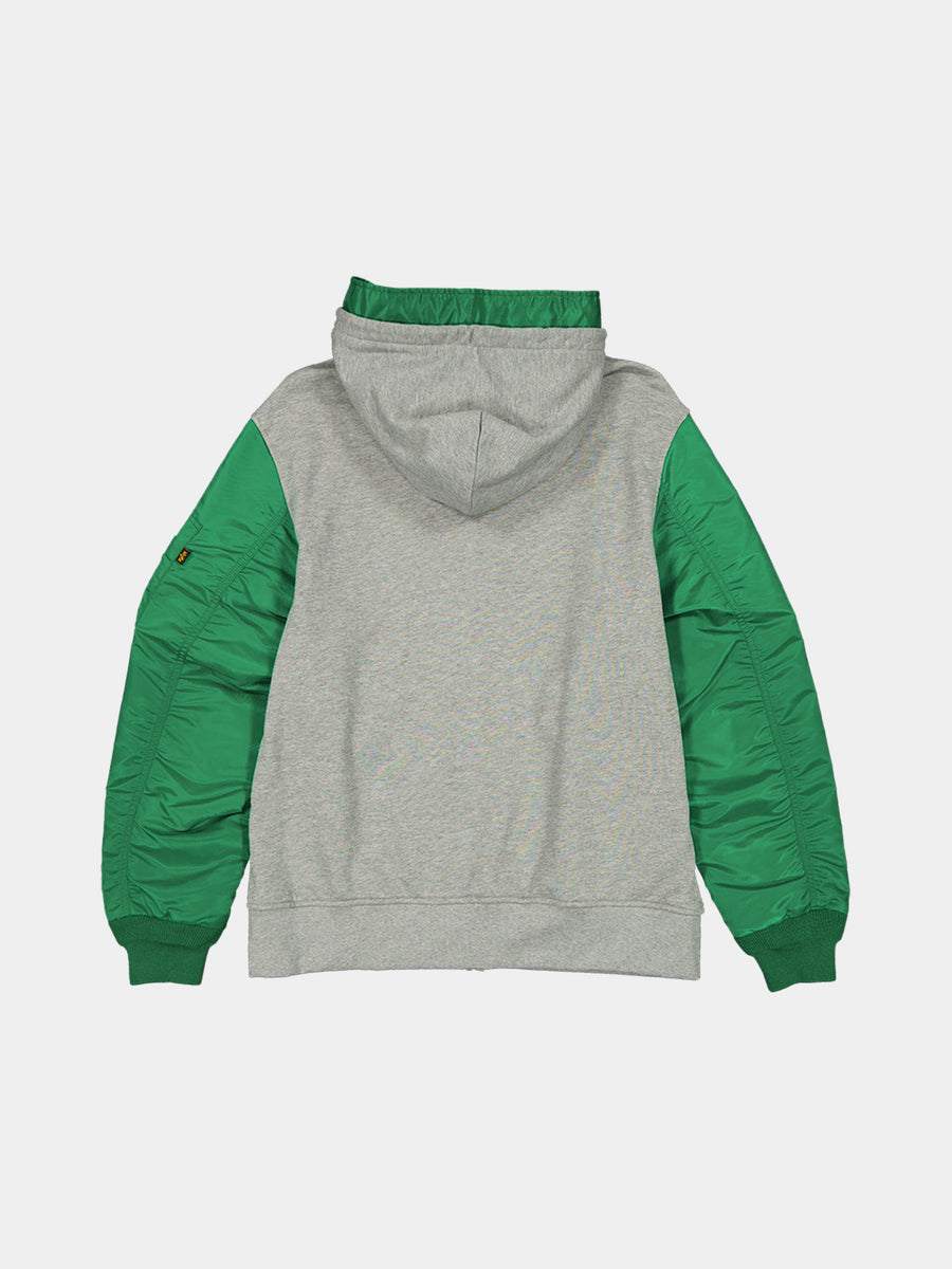 BOSTON CELTICS X ALPHA X NEW ERA MA-1 ZIP UP HOODIE OUTERWEAR Alpha Industries 
