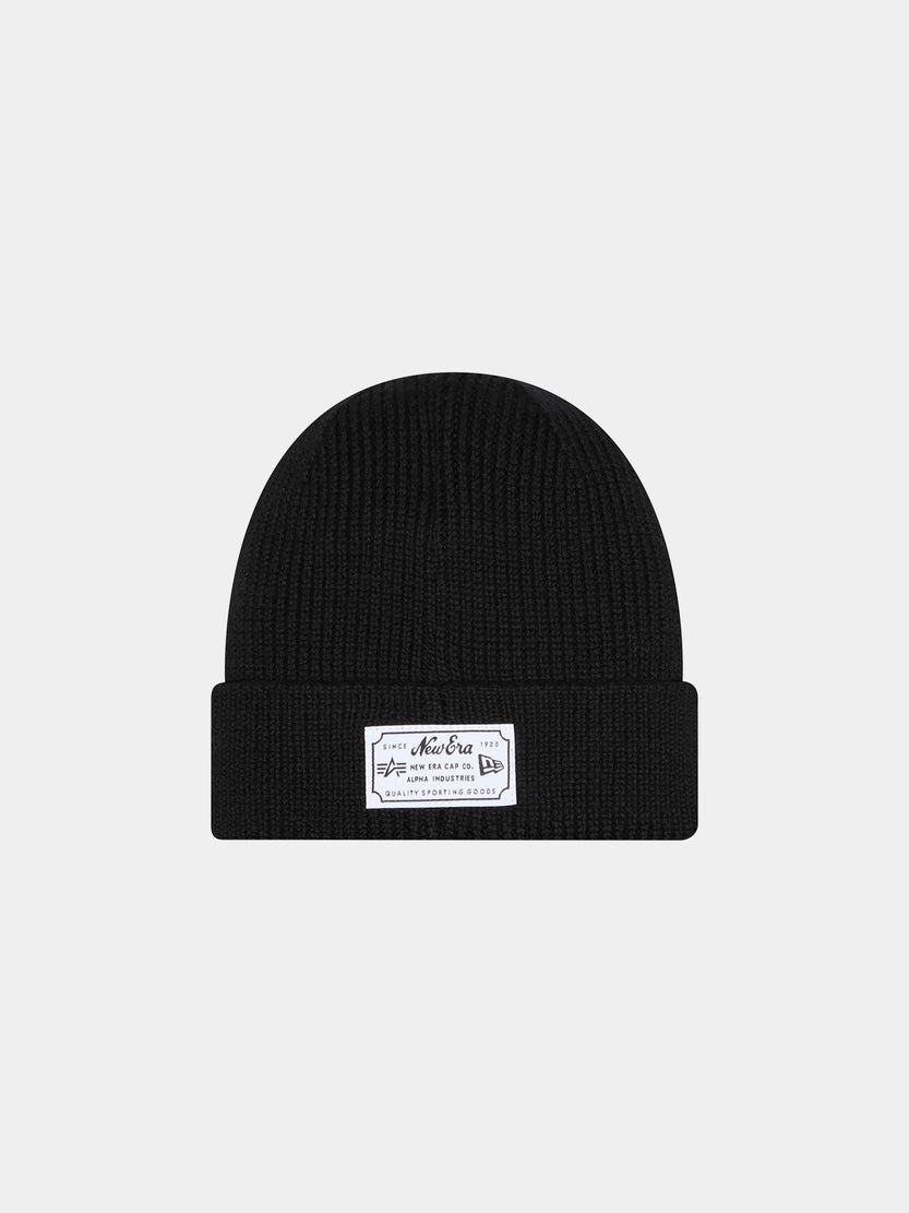 BOSTON CELTICS X ALPHA X NEW ERA SHORT CUFF BEANIE HAT Alpha Industries 