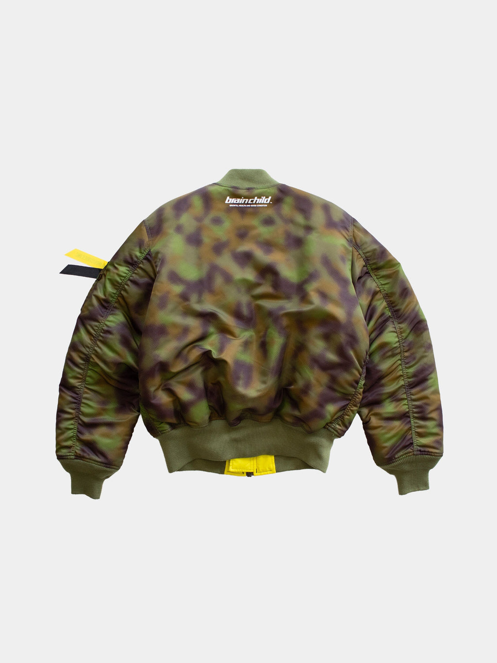 Brain Child x Alpha MA-1 Bomber Jacket - Flat back