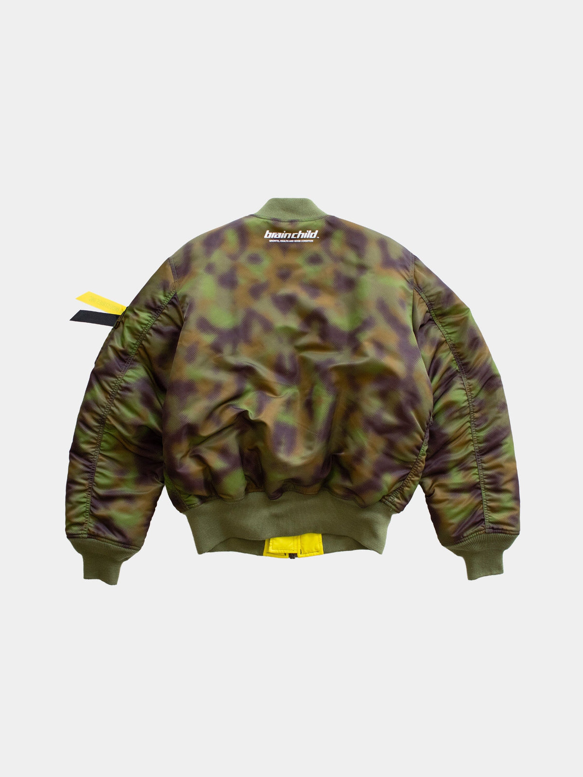 Brain Child x Alpha MA-1 Bomber Jacket - Flat back
