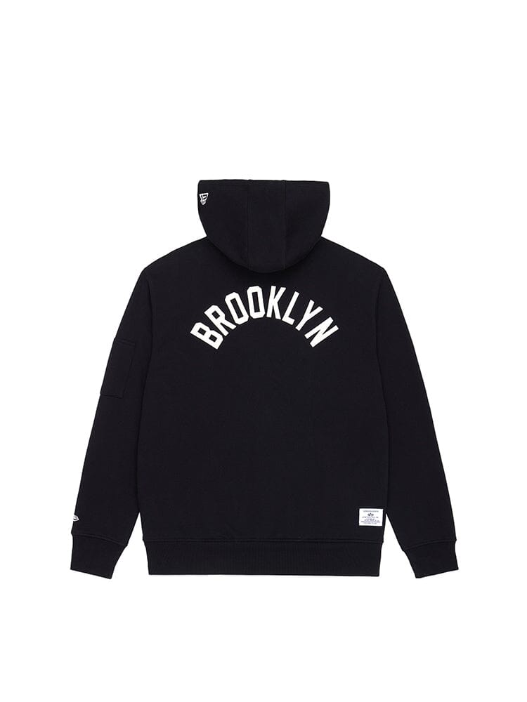 BROOKLYN NETS X ALPHA X NEW ERA HOODIE TOP Alpha Industries 