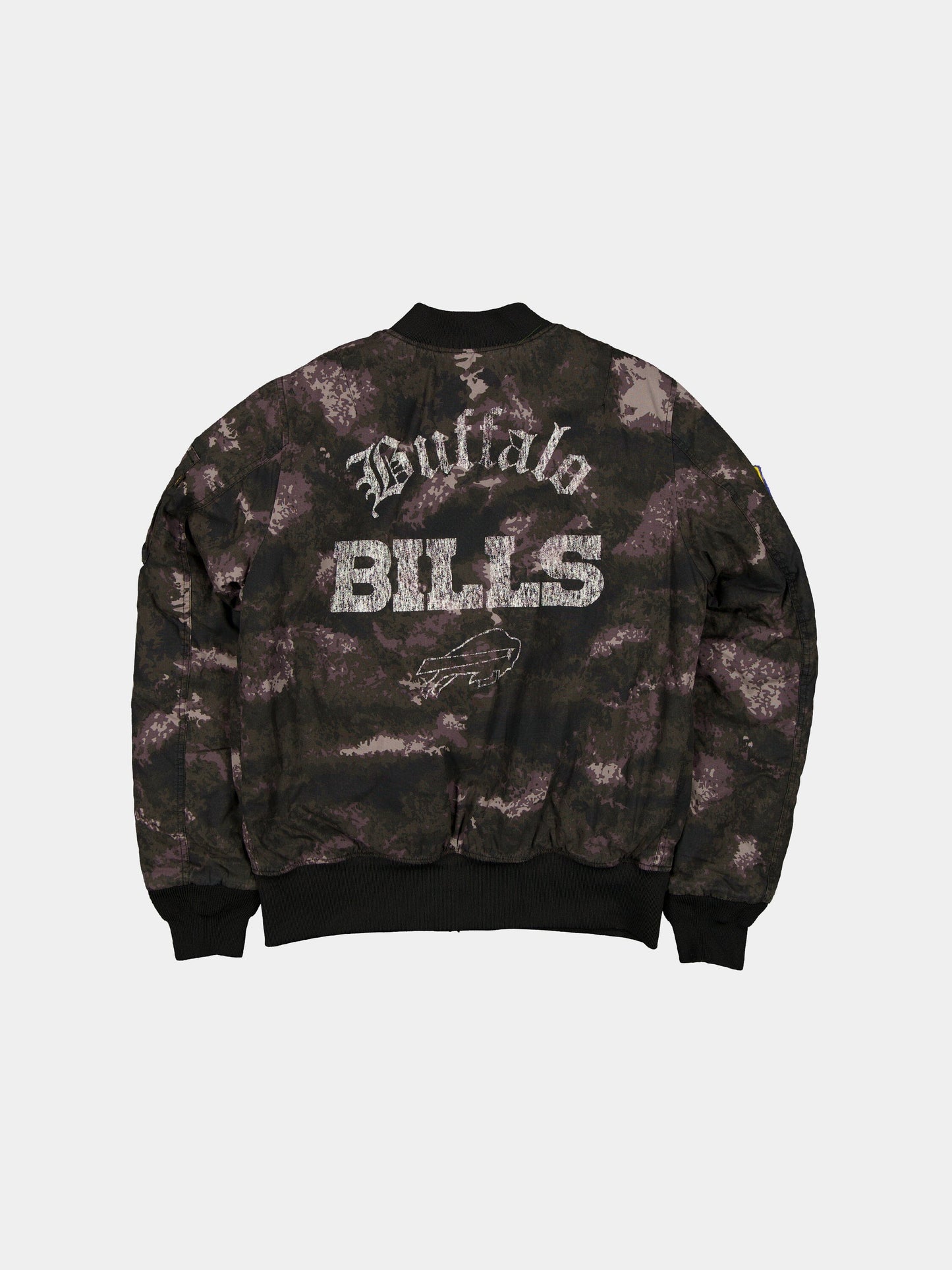 BUFFALO BILLS X ALPHA X NEW ERA MA-1 BOMBER JACKET (BLACK CAMO) OUTERWEAR Alpha Industries 