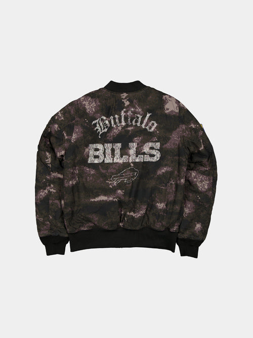 BUFFALO BILLS X ALPHA X NEW ERA MA-1 BOMBER JACKET (BLACK CAMO) OUTERWEAR Alpha Industries 