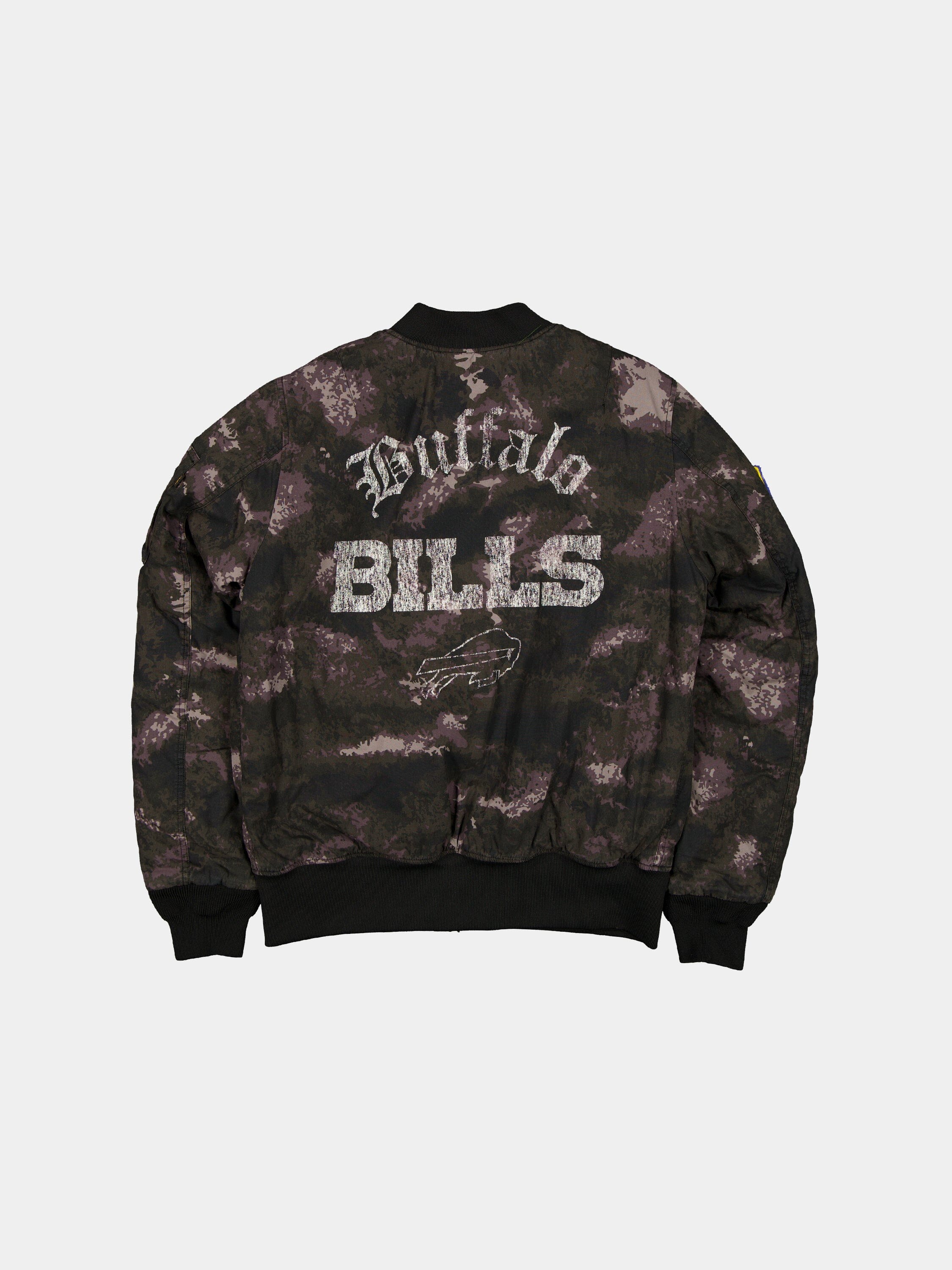 BUFFALO BILLS X ALPHA X NEW ERA MA-1 BOMBER JACKET (BLACK CAMO) OUTERWEAR Alpha Industries 