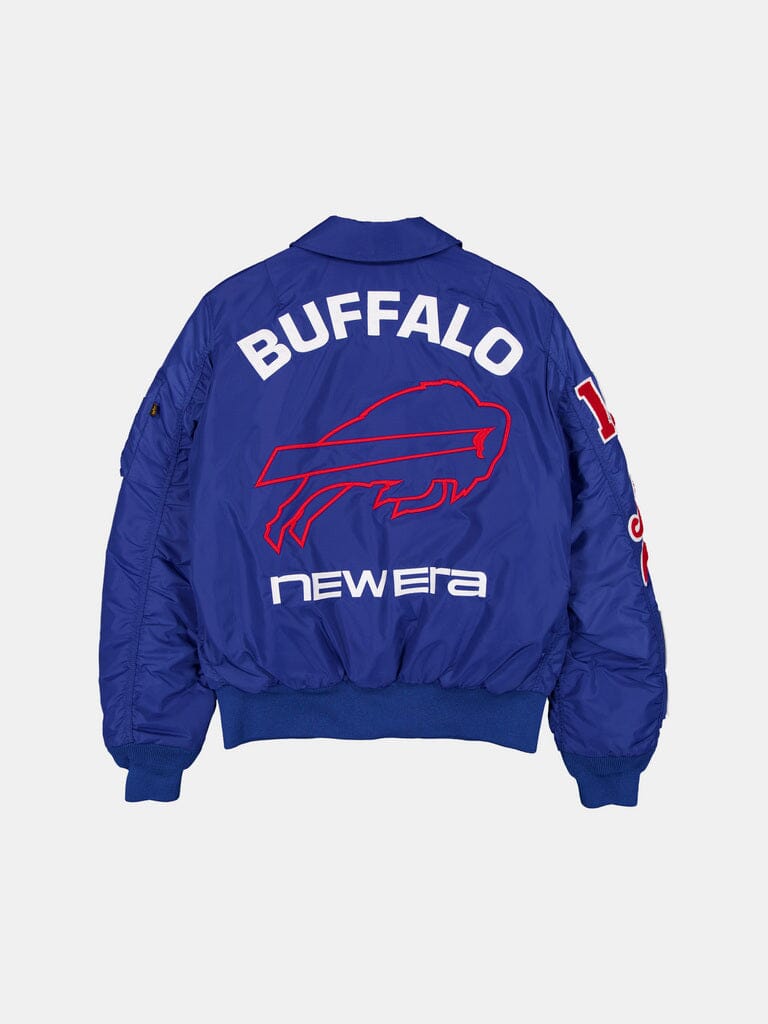 BUFFALO BILLS X ALPHA X NEW ERA MA-1 COLLARED BOMBER JACKET OUTERWEAR Alpha Industries 