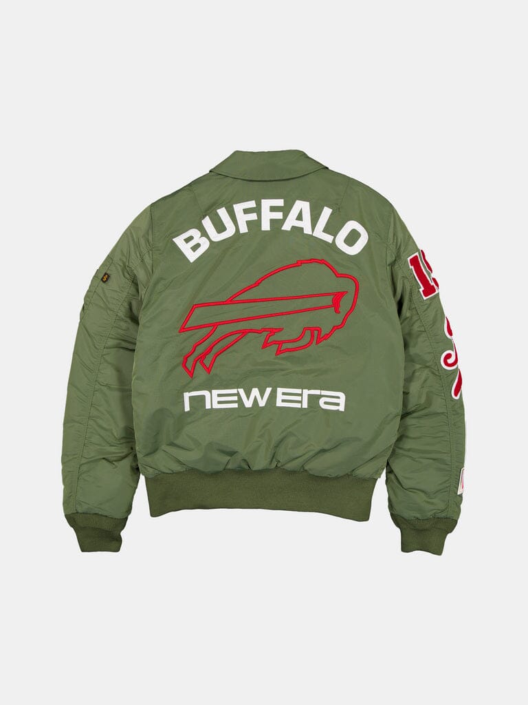 BUFFALO BILLS X ALPHA X NEW ERA MA-1 COLLARED BOMBER JACKET OUTERWEAR Alpha Industries 