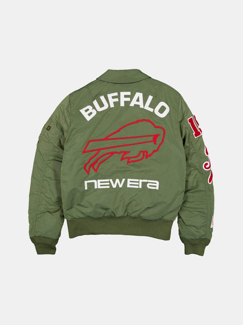 BUFFALO BILLS X ALPHA X NEW ERA MA-1 COLLARED BOMBER JACKET OUTERWEAR Alpha Industries 