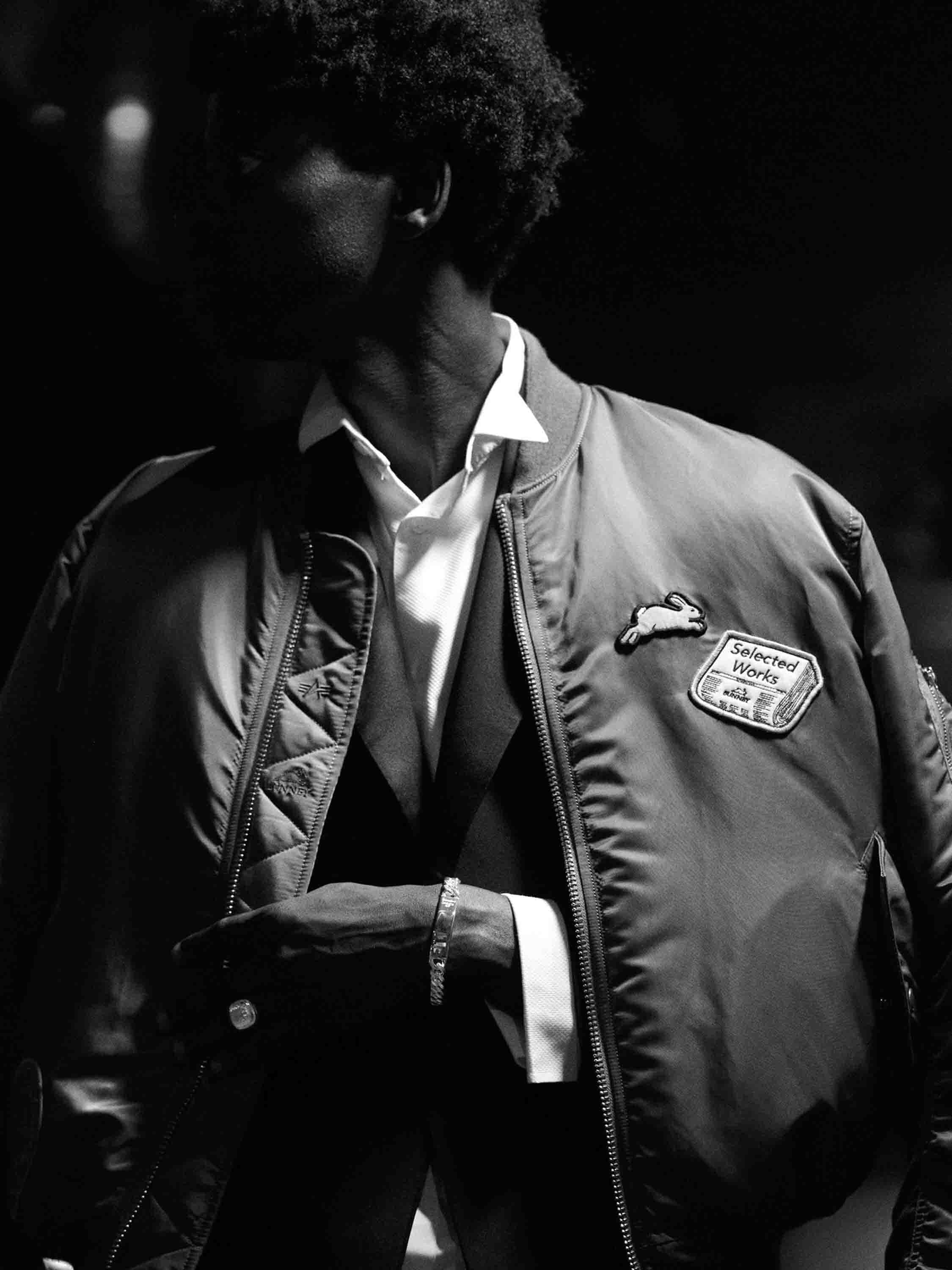 BUNNEY X ALPHA MA-1 BOMBER JACKET COLLAB COLLAB 