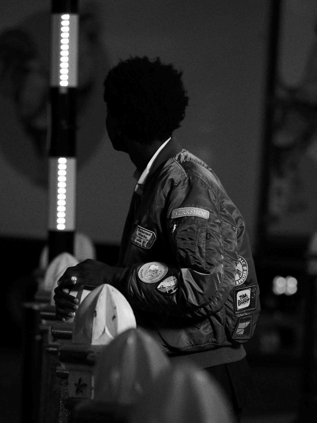 BUNNEY X ALPHA MA-1 BOMBER JACKET COLLAB COLLAB 